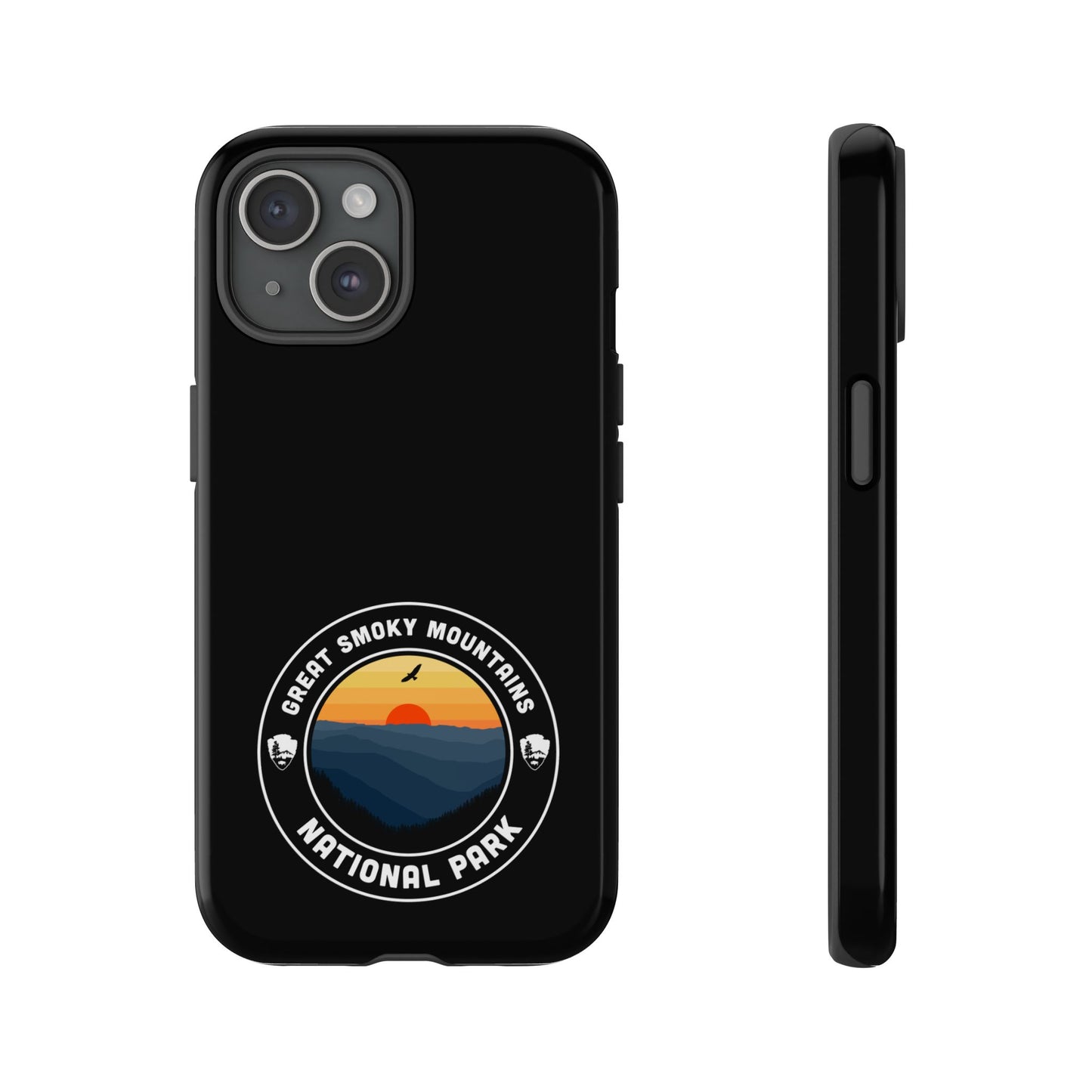 Great Smoky Mountains National Park Phone Case - Round Emblem Design