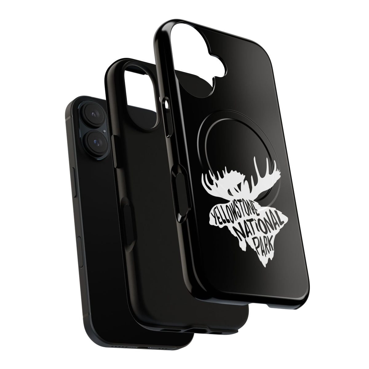 Yellowstone National Park iPhone Case with MagSafe - Moose Design