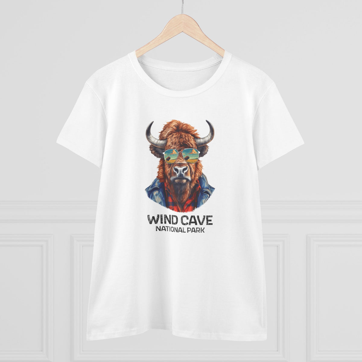 Wind Cave National Park Women's T-Shirt - Cool Bison