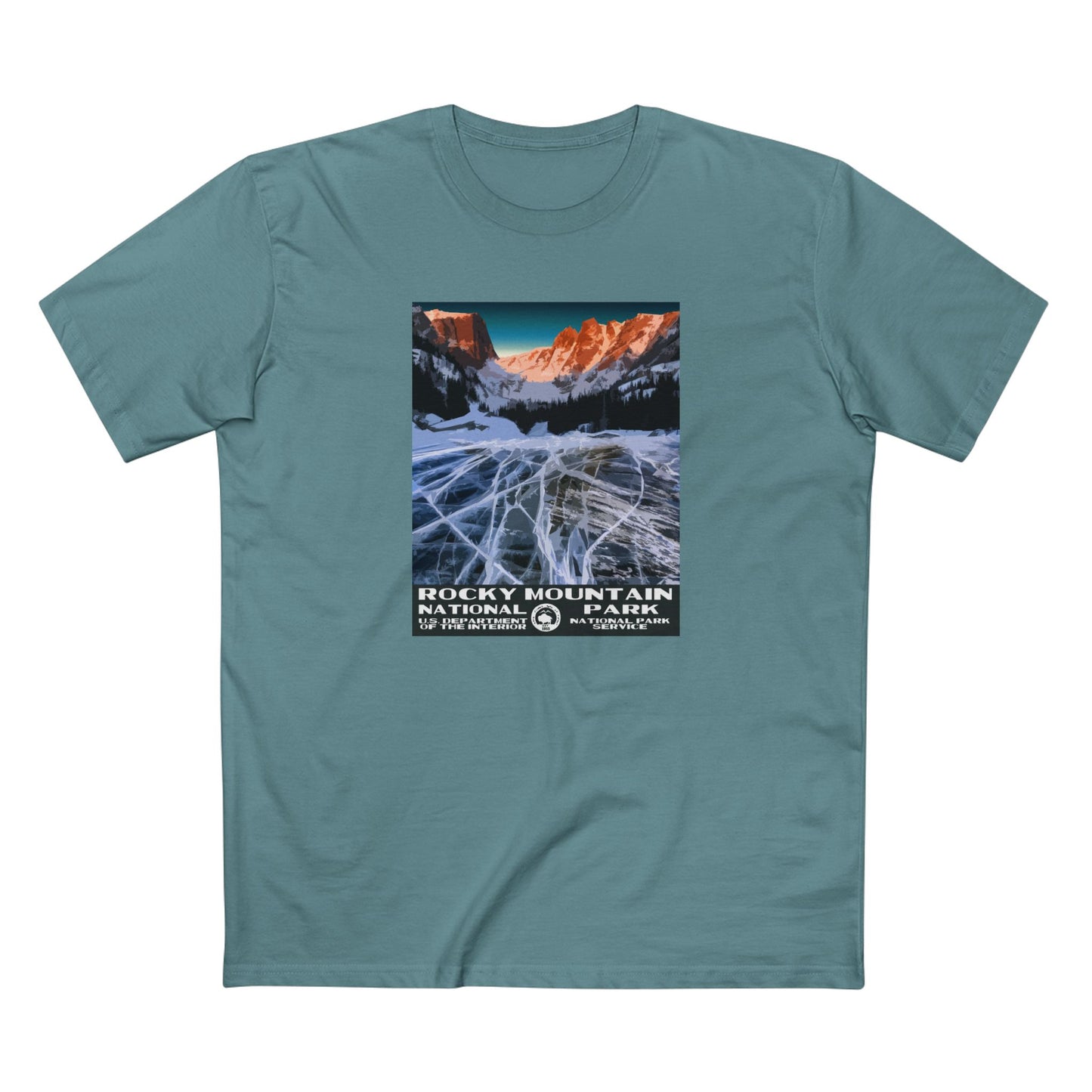 Rocky Mountain National Park T-Shirt in Slate Blue