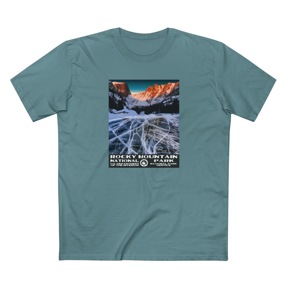 Rocky Mountain National Park T-Shirt in Slate Blue