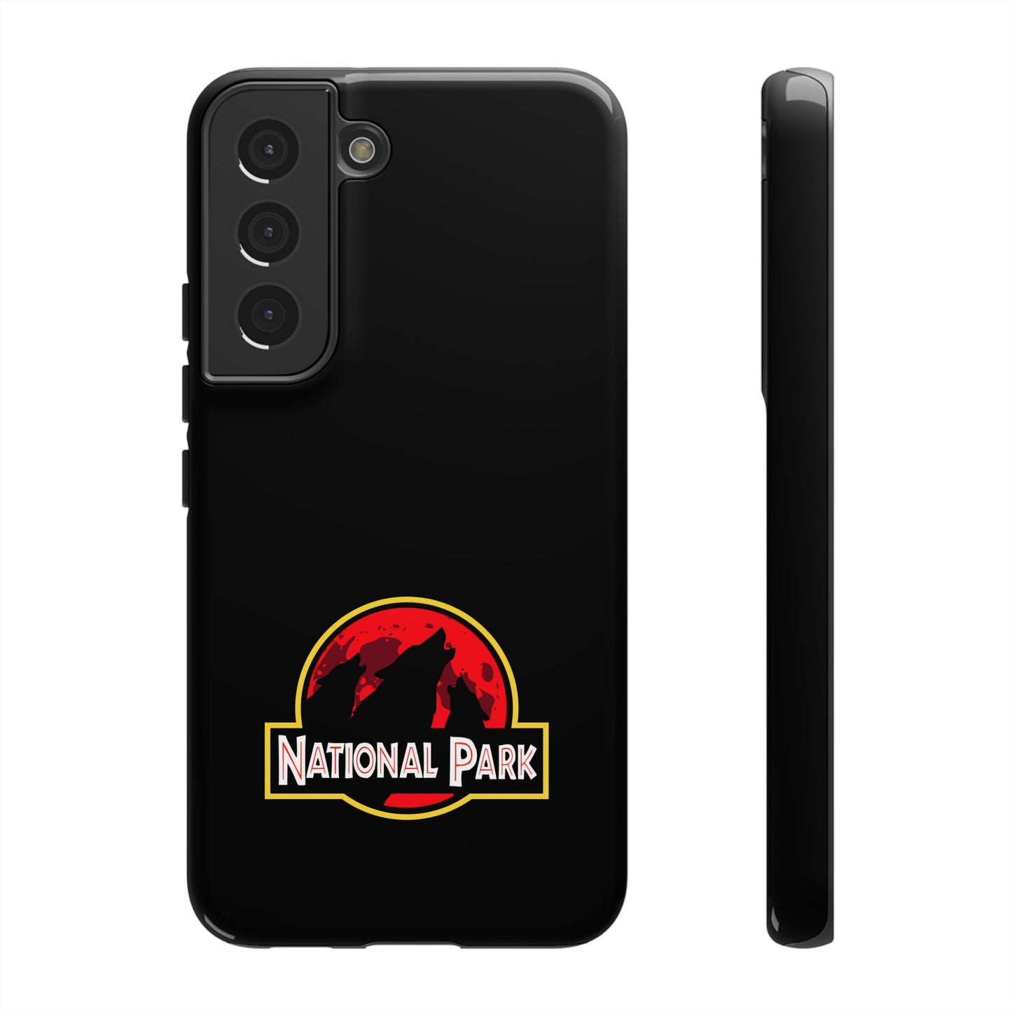 3 Wolf National Park iPhone Case - Parody Logo