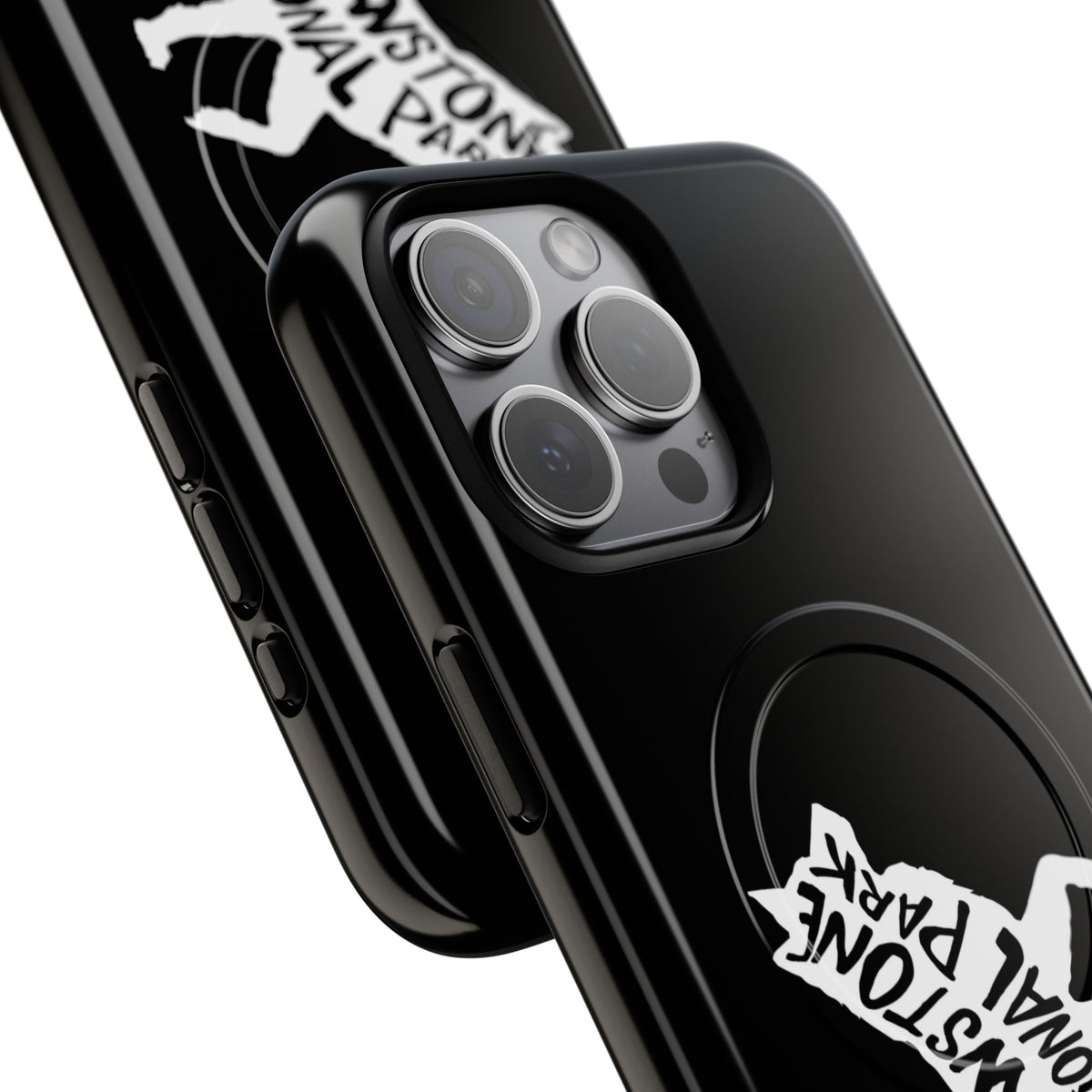 Yellowstone National Park iPhone Case with MagSafe - Wolf Design