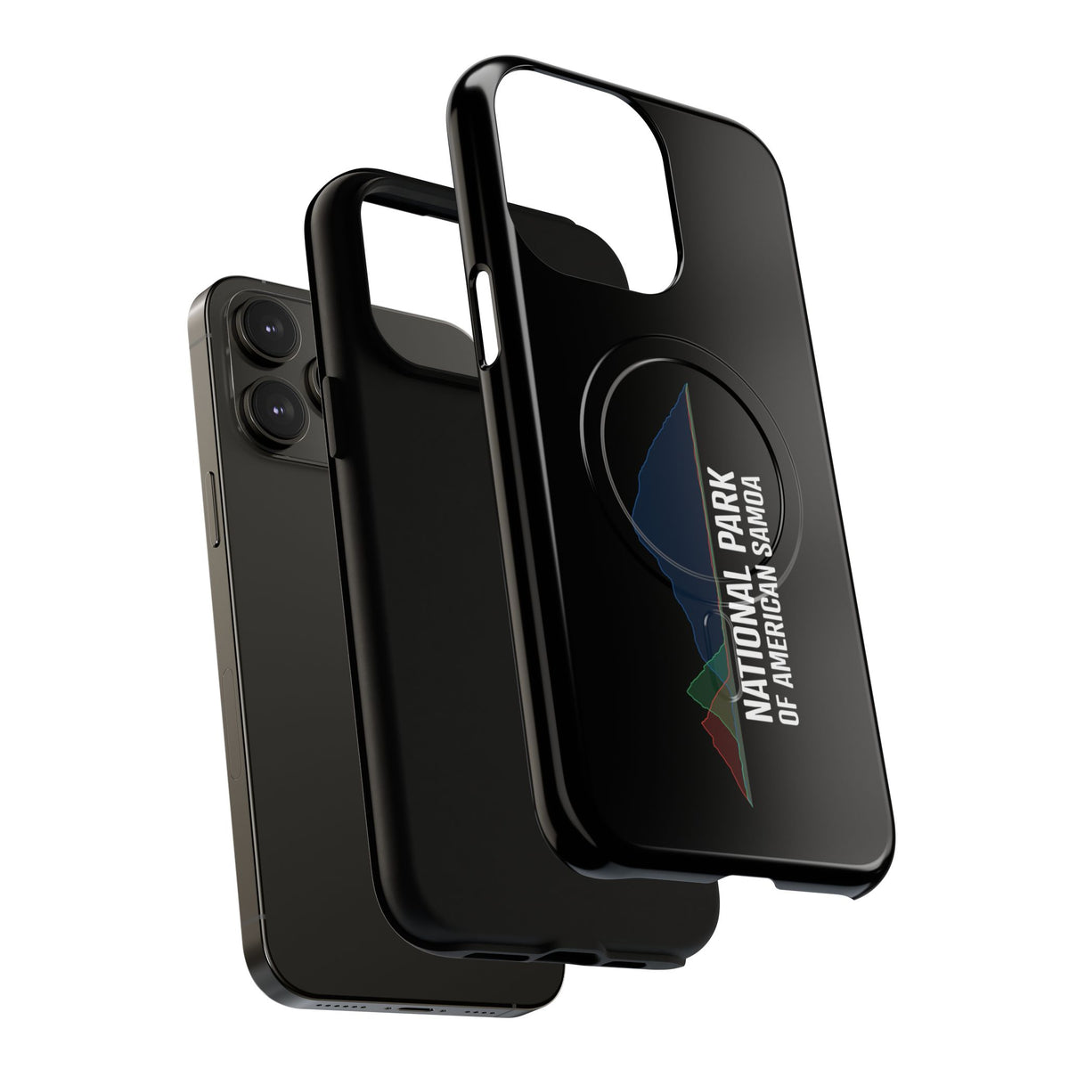 National Park of American Samoa iPhone Case with MagSafe - Histogram Design