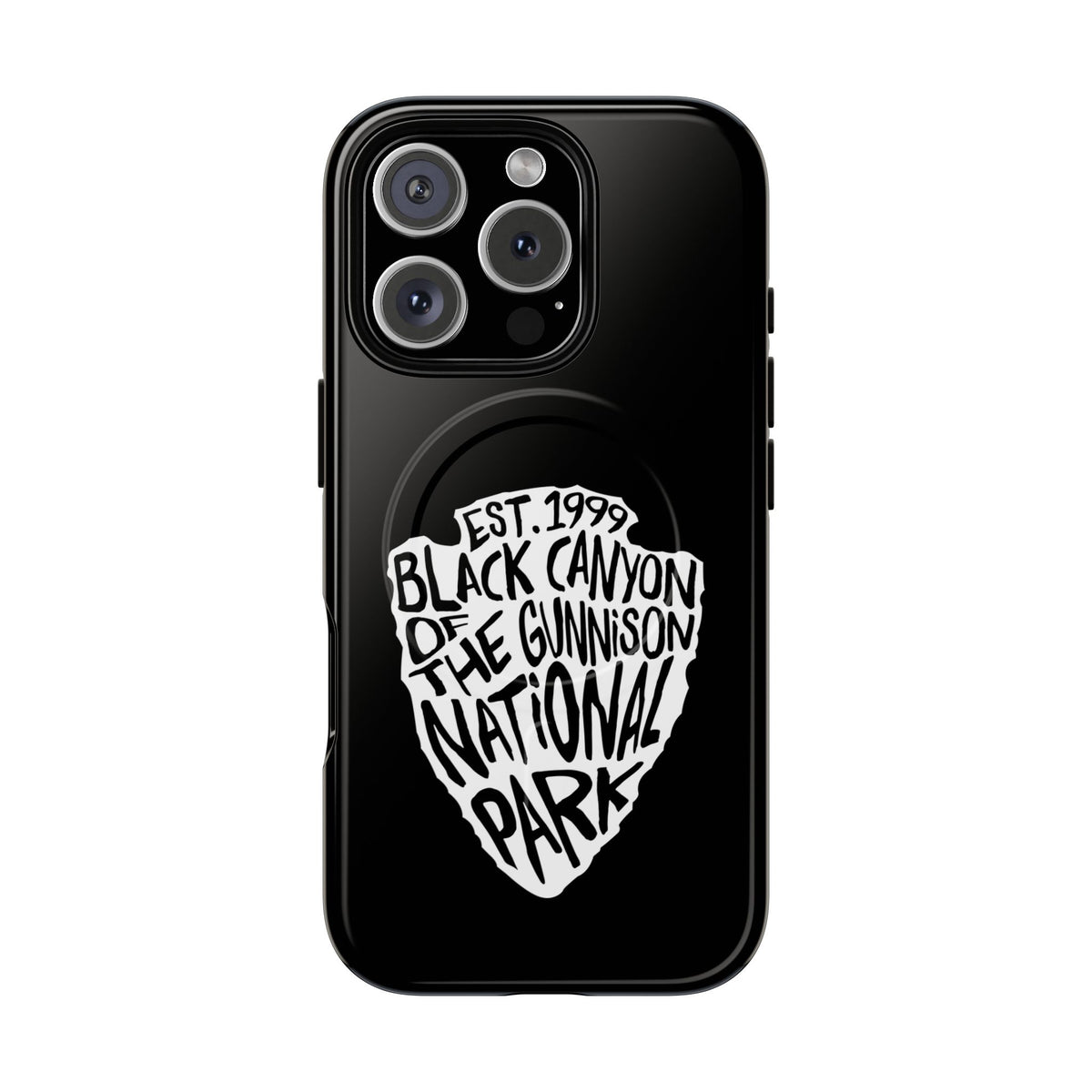 Black Canyon of the Gunnison National Park iPhone Case with MagSafe - Arrowhead Design