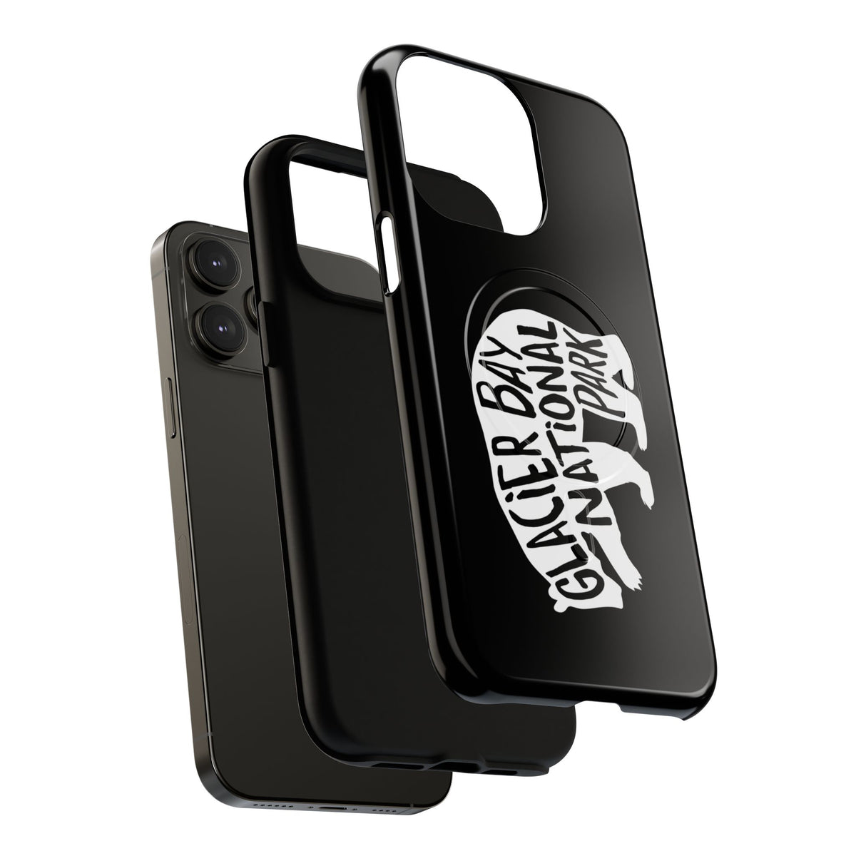Glacier Bay National Park iPhone Case with MagSafe - Grizzly Bear Design
