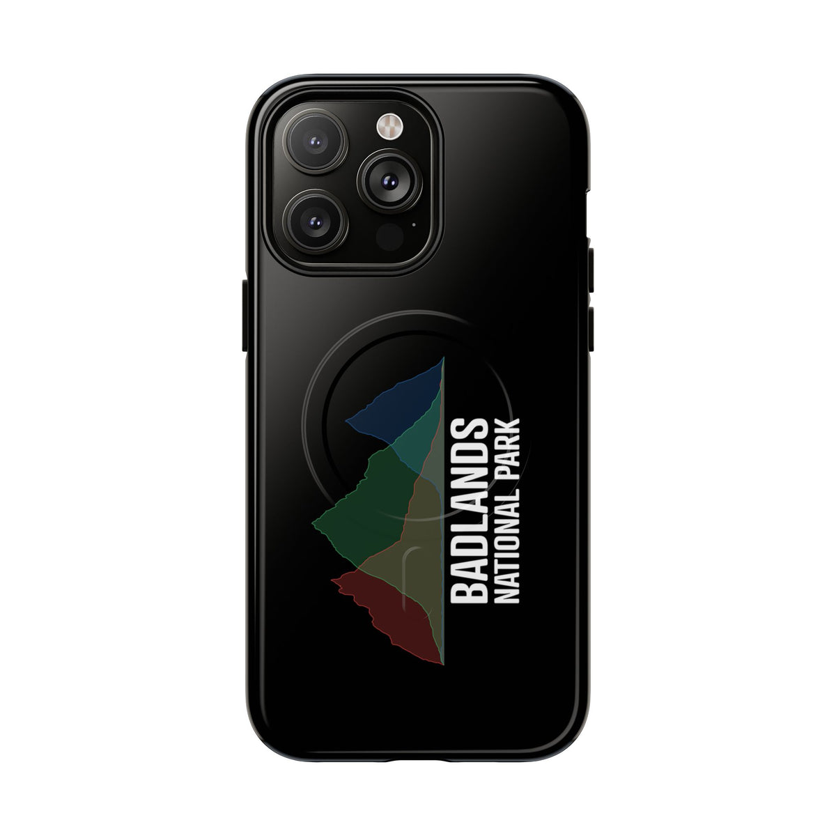 Badlands National Park iPhone Case with MagSafe - Histogram Design