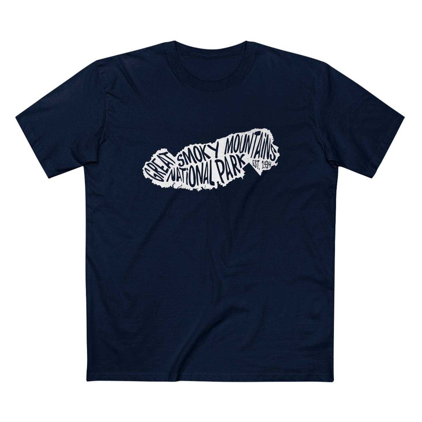 Great Smoky Mountains National Park T-Shirt - Map