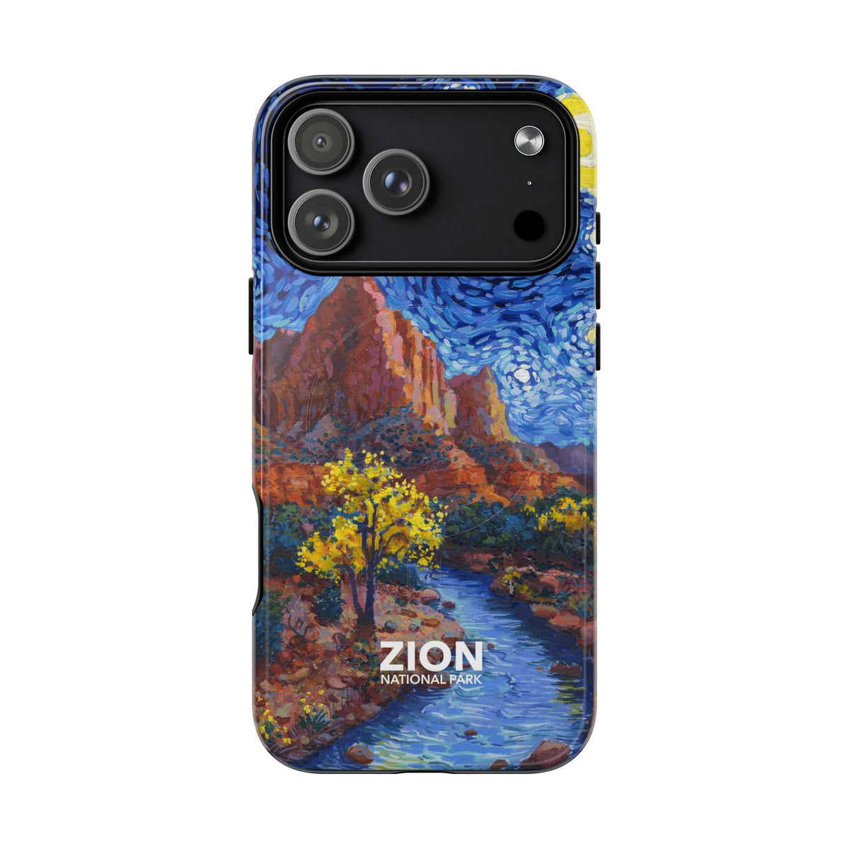 Zion National Park iPhone Case with MagSafe - Starry Night
