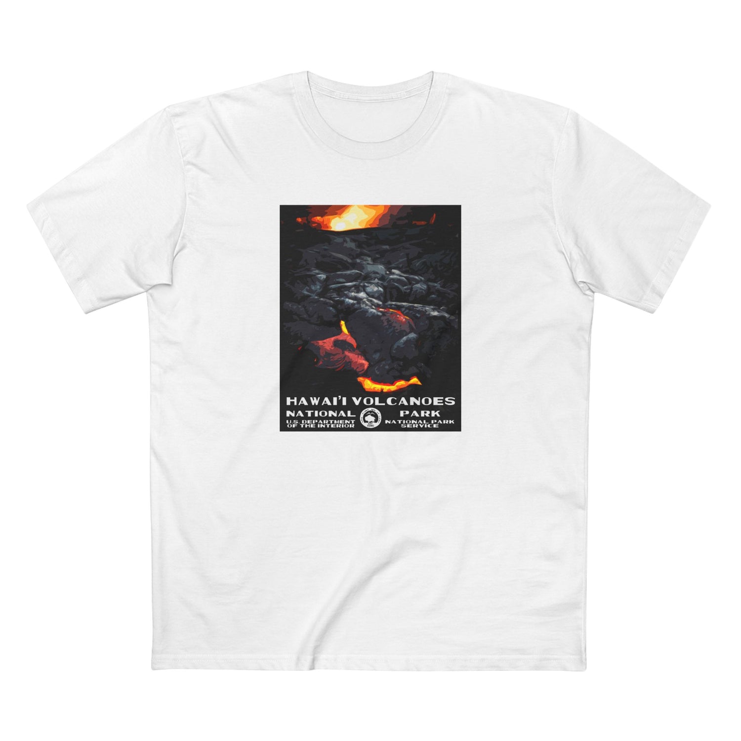 Hawai'i Volcanoes National Park T-Shirt in White
