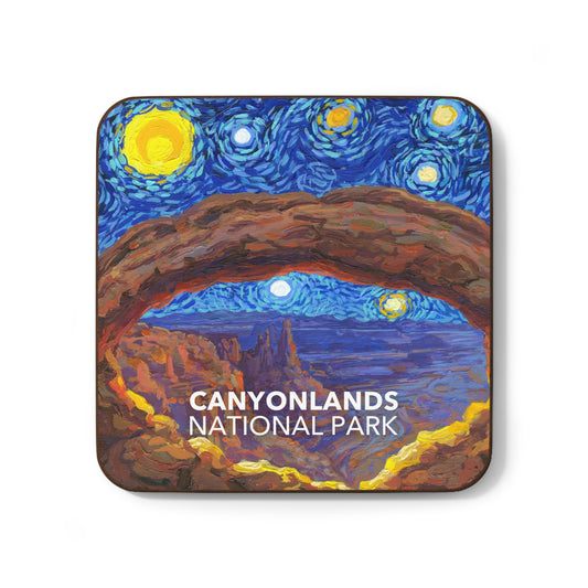 Canyonlands National Park Coaster - The Starry Night