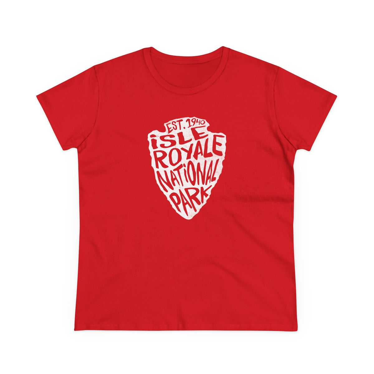 Isle Royale National Park Women's T-Shirt - Arrowhead Design