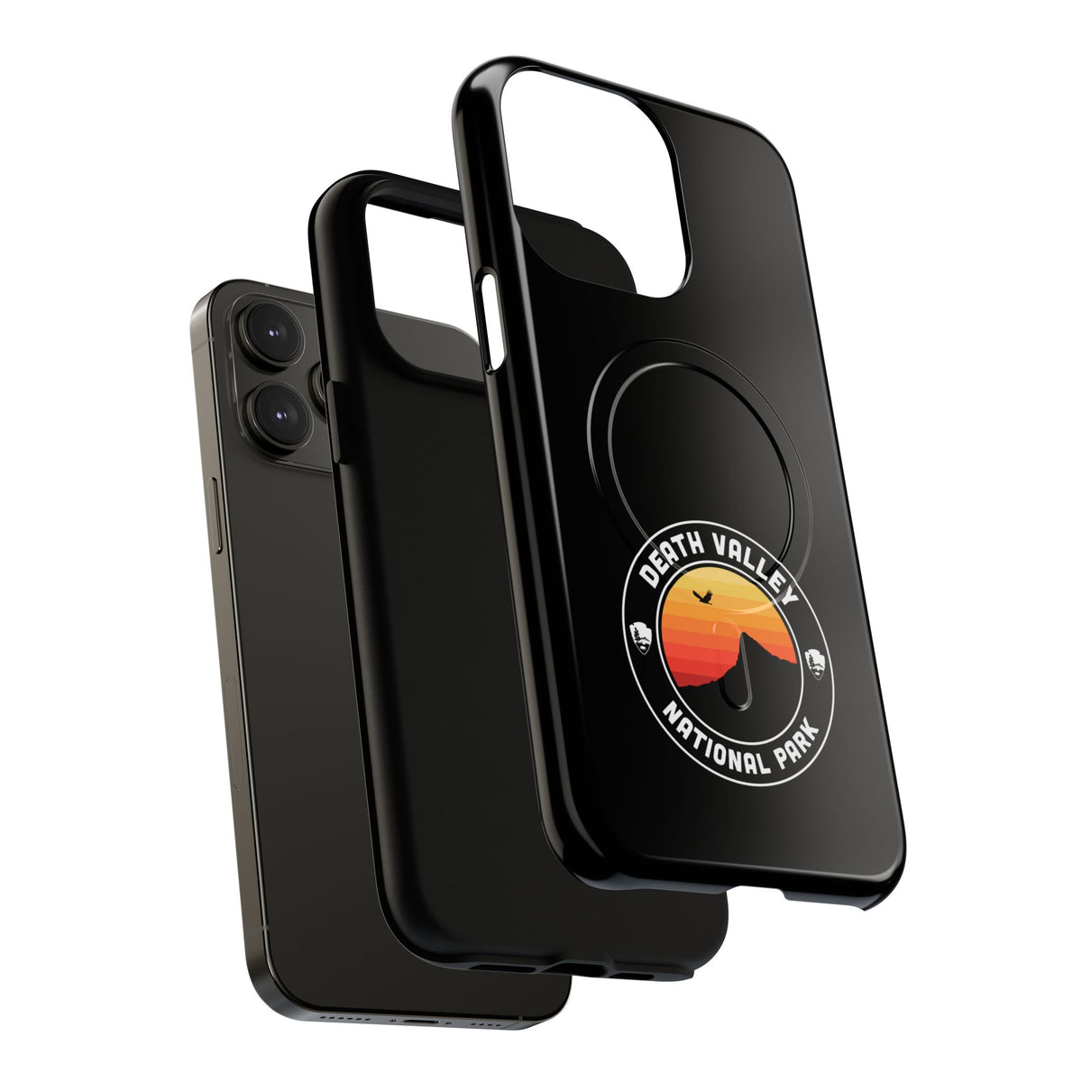 Death Valley National Park iPhone Case with MagSafe - Round Emblem Design