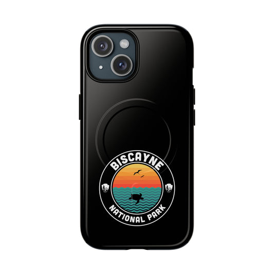 Biscayne National Park iPhone Case with MagSafe - Round Emblem Design