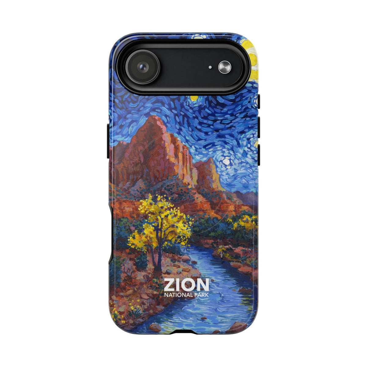 Zion National Park iPhone Case with MagSafe - Starry Night