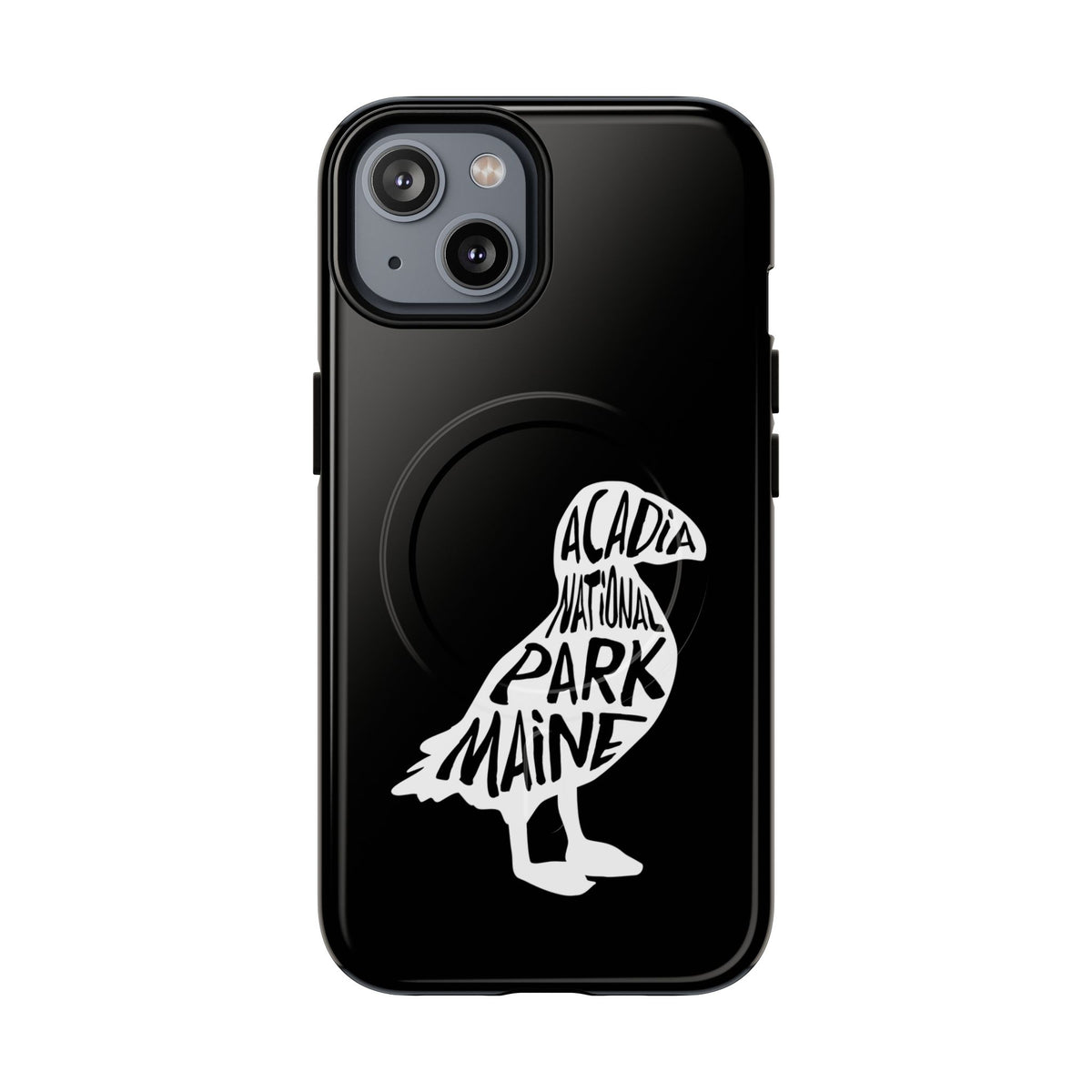 Acadia National Park iPhone Case with MagSafe - Puffin Design