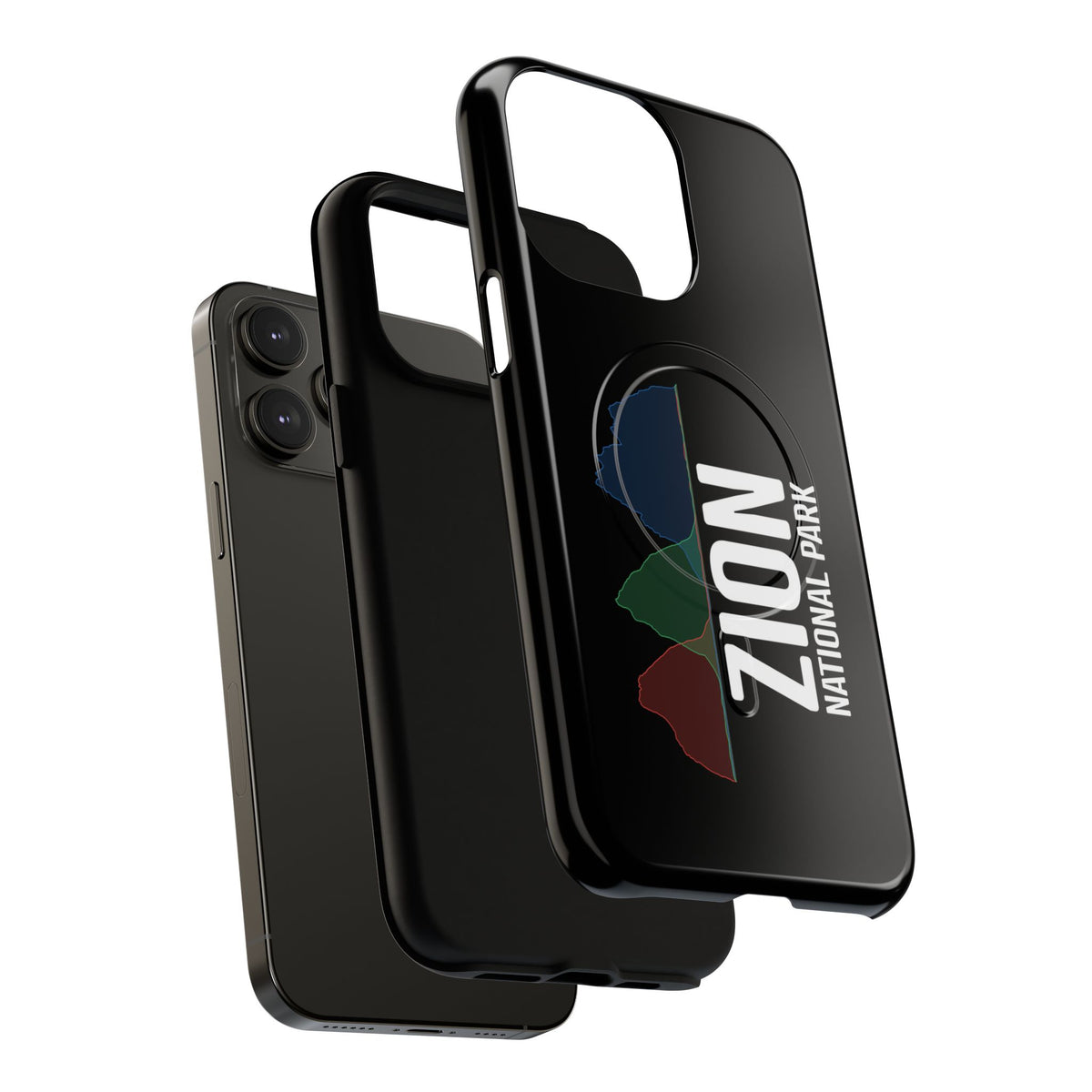 Zion National Park iPhone Case with MagSafe - Histogram Design