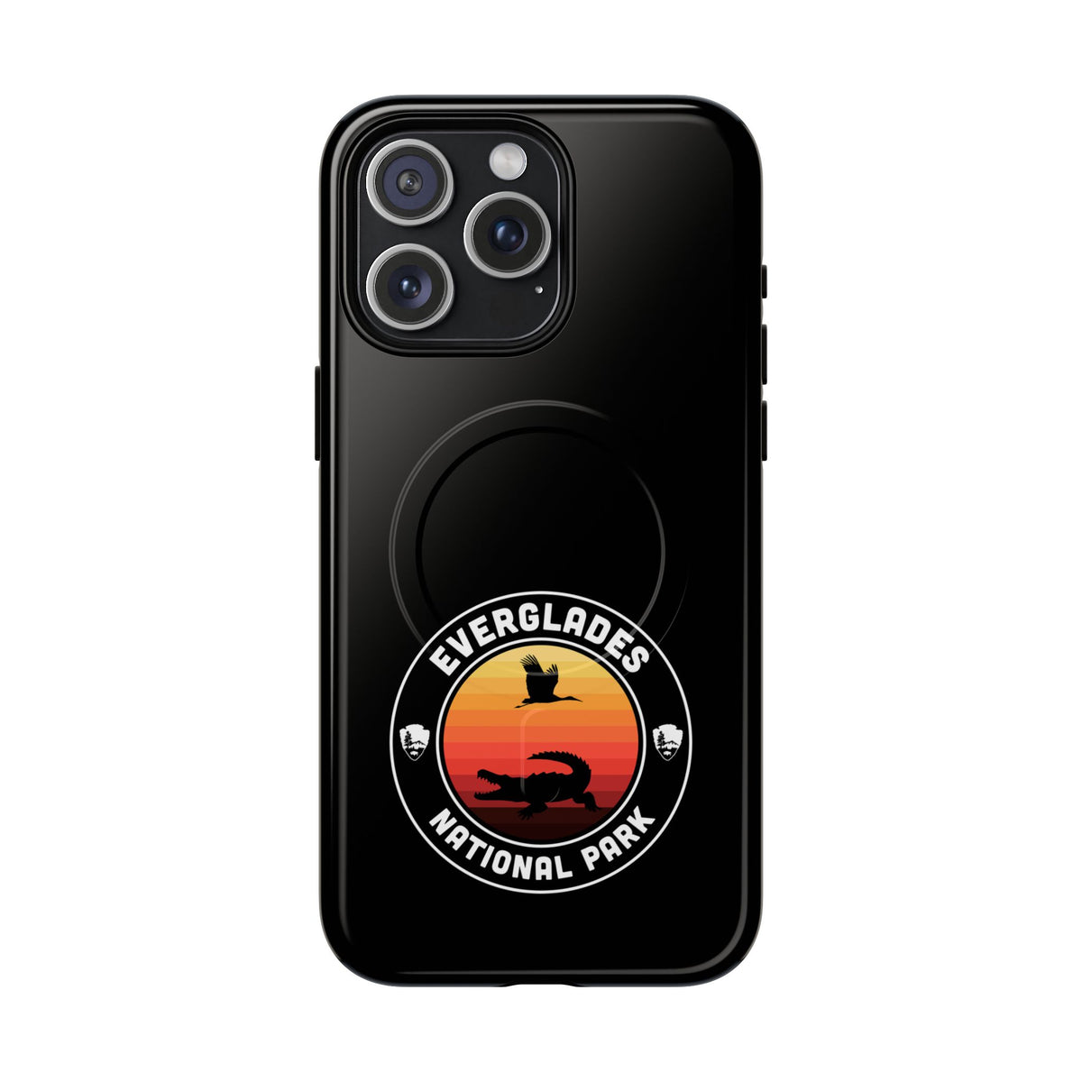 Everglades National Park iPhone Case with MagSafe - Round Emblem Design