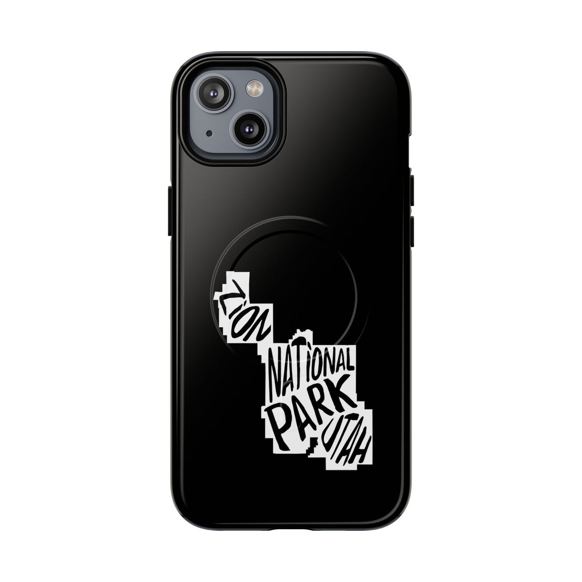 Zion National Park iPhone Case with MagSafe - Map Design