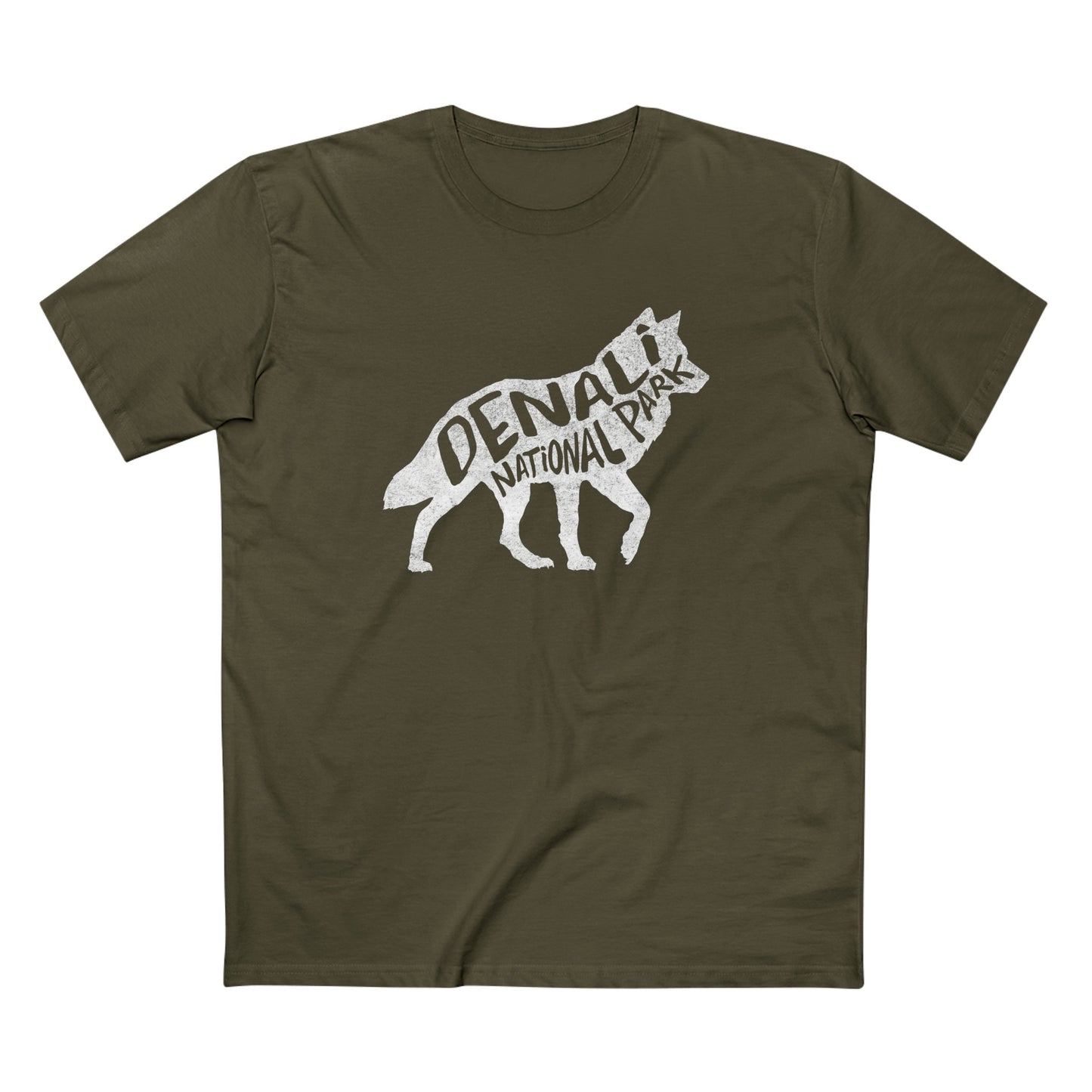Denali National Park T-Shirt - Gray Wolf