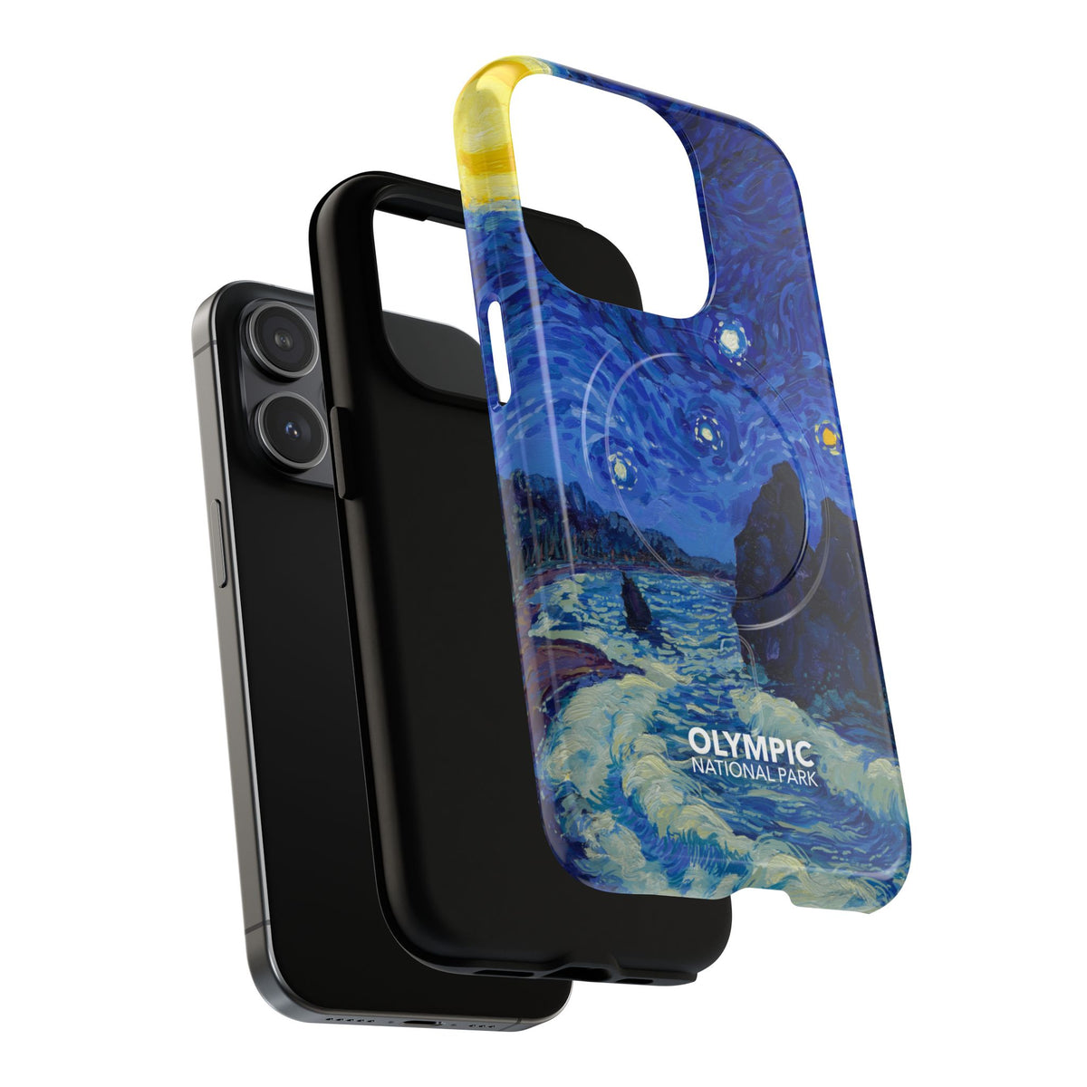 Olympic National Park iPhone Case with MagSafe - Starry Night