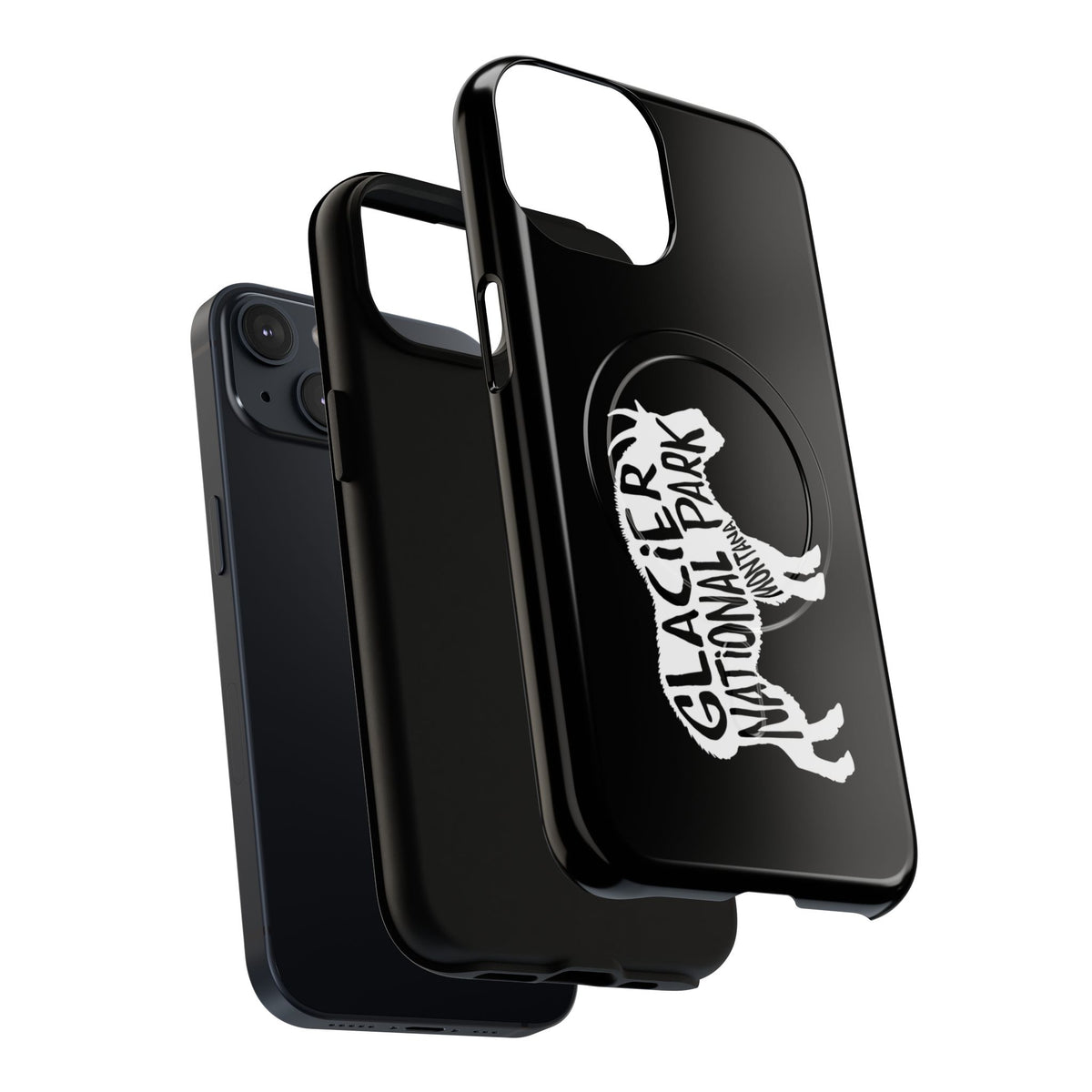 Glacier National Park iPhone Case with MagSafe - Mountain Goat Design