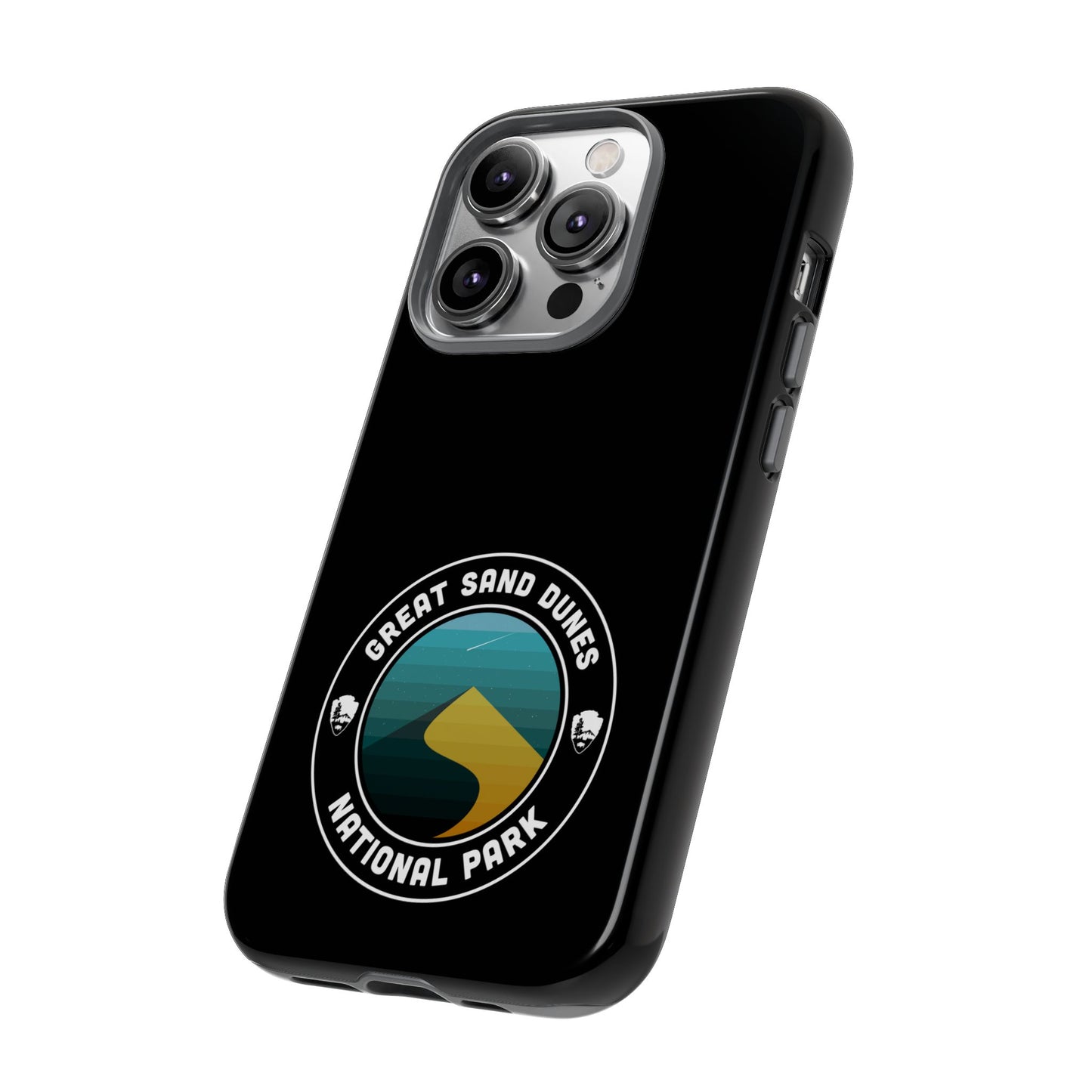 Great Sand Dunes National Park Phone Case - Round Emblem Design