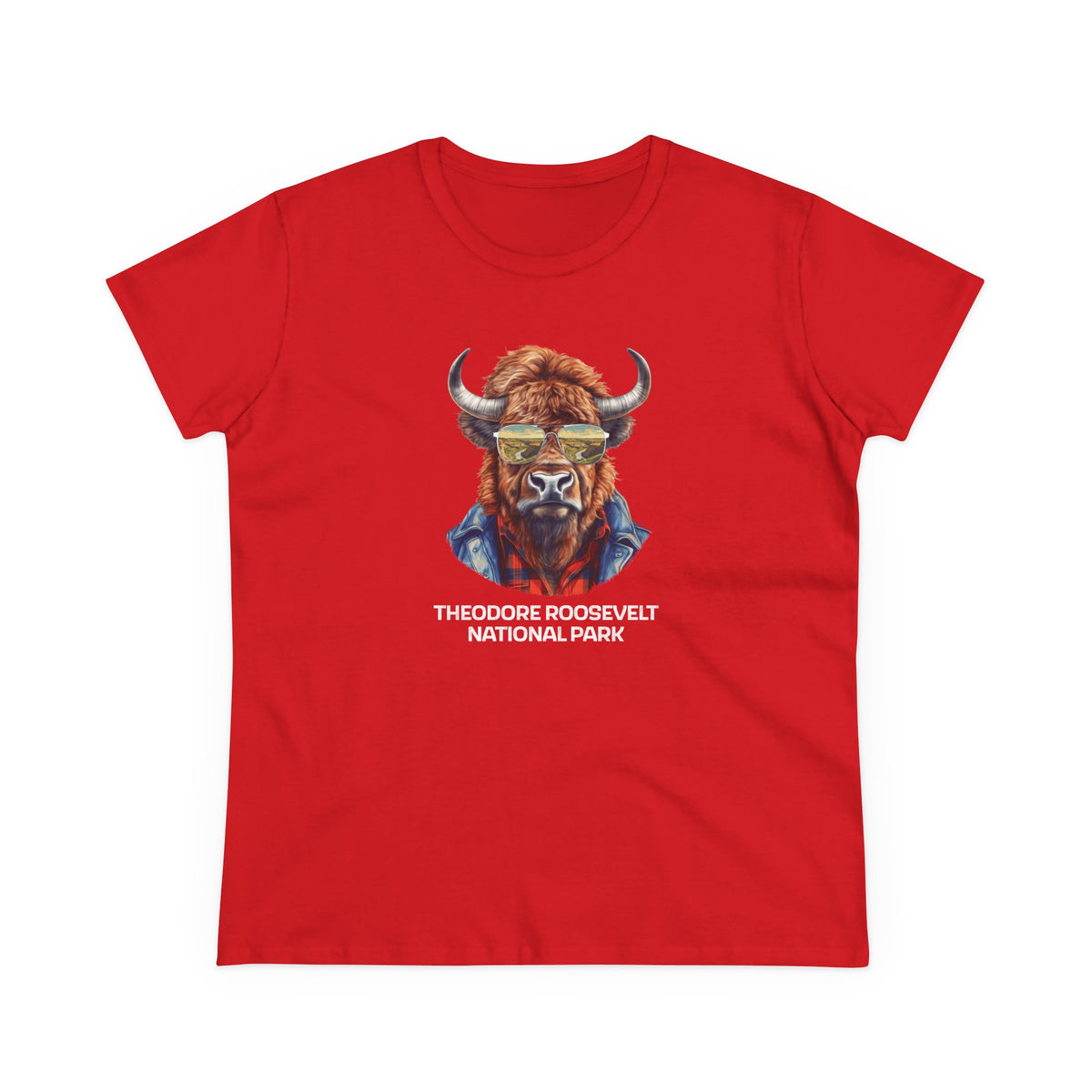 Theodore Roosevelt National Park Women's T-Shirt - Cool Bison