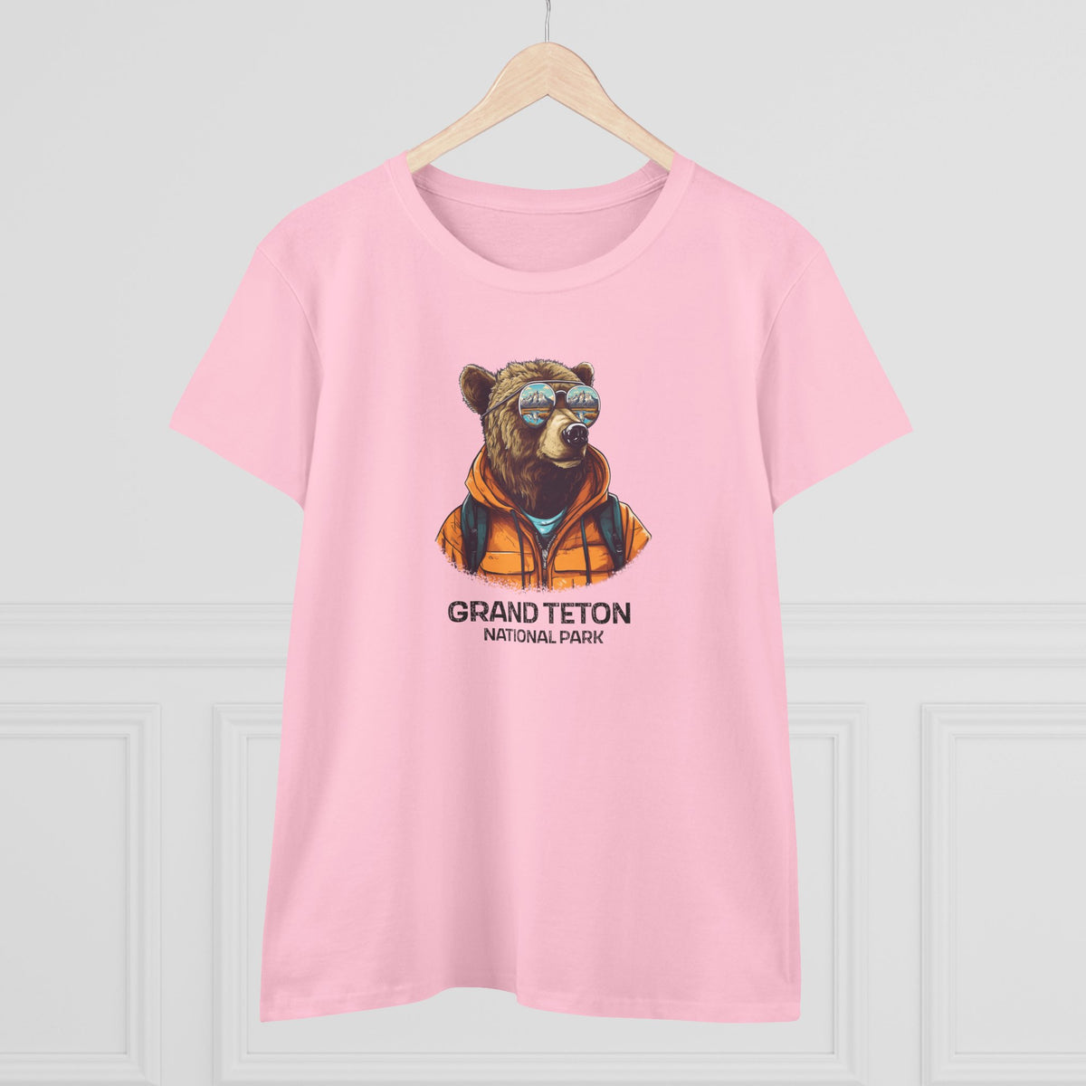 Grand Teton National Park Women's T-Shirt - Cool Grizzly Bear