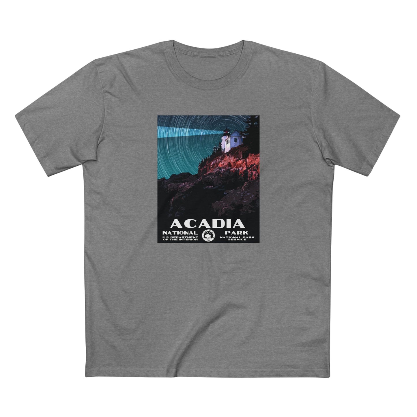 Acadia National Park T-Shirt in Athletic Heather