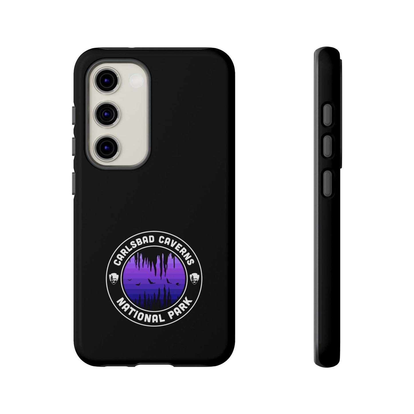 Carlsbad Caverns National Park Phone Case - Round Emblem Design