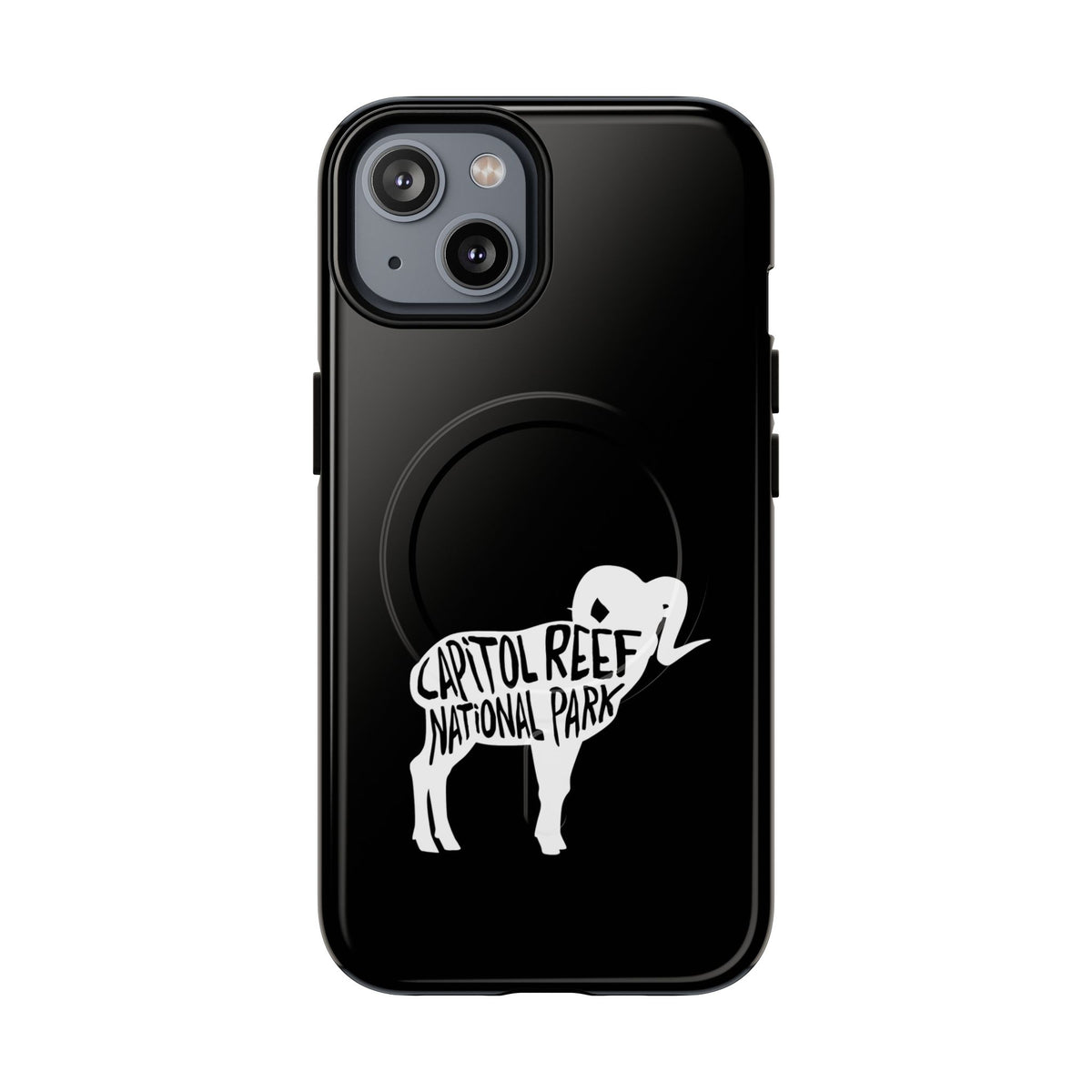 Capitol Reef National Park iPhone Case with MagSafe - Bighorn Sheep Design