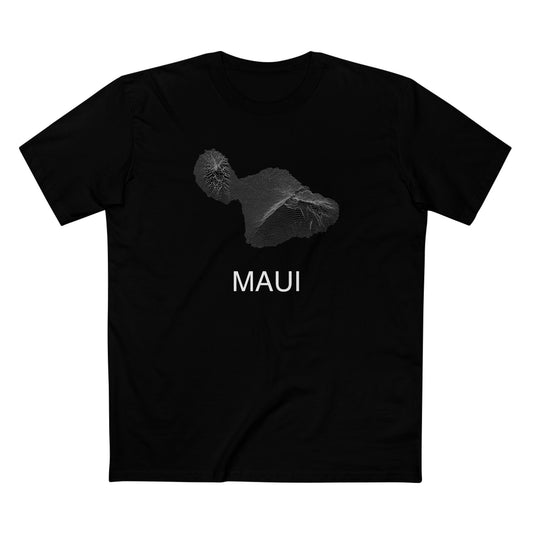 Maui T-Shirt Lines in Black