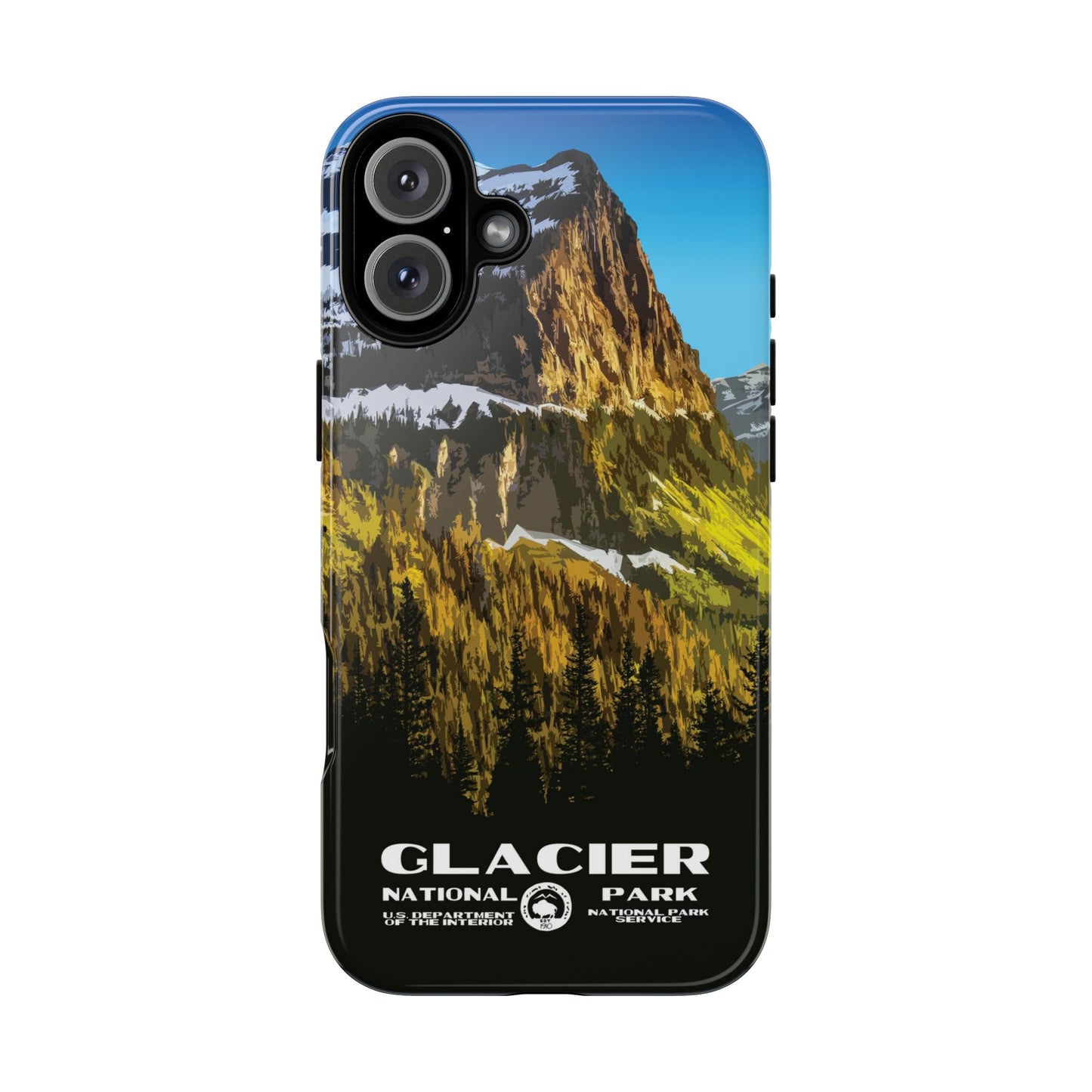 Glacier National Park Phone Case - WPA Style