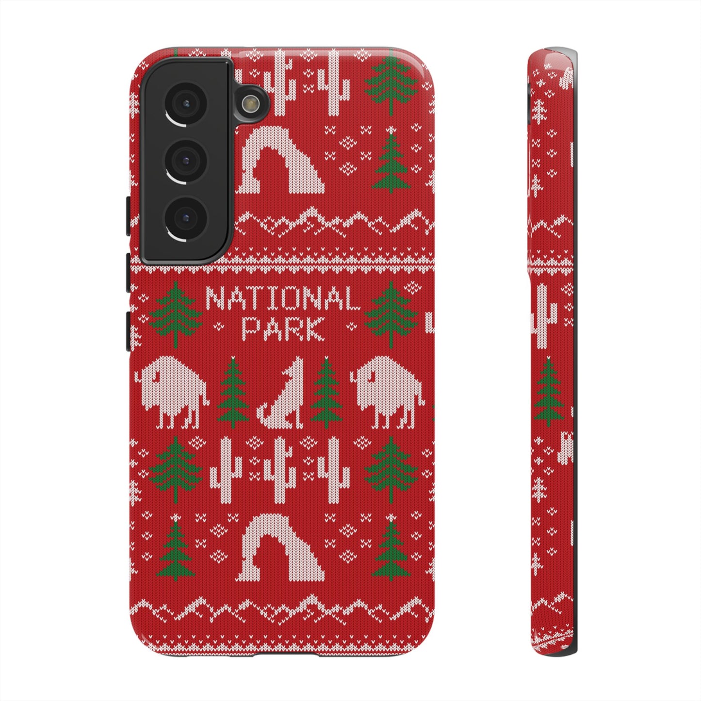 National Park Phone Case - Fair Isle Pattern