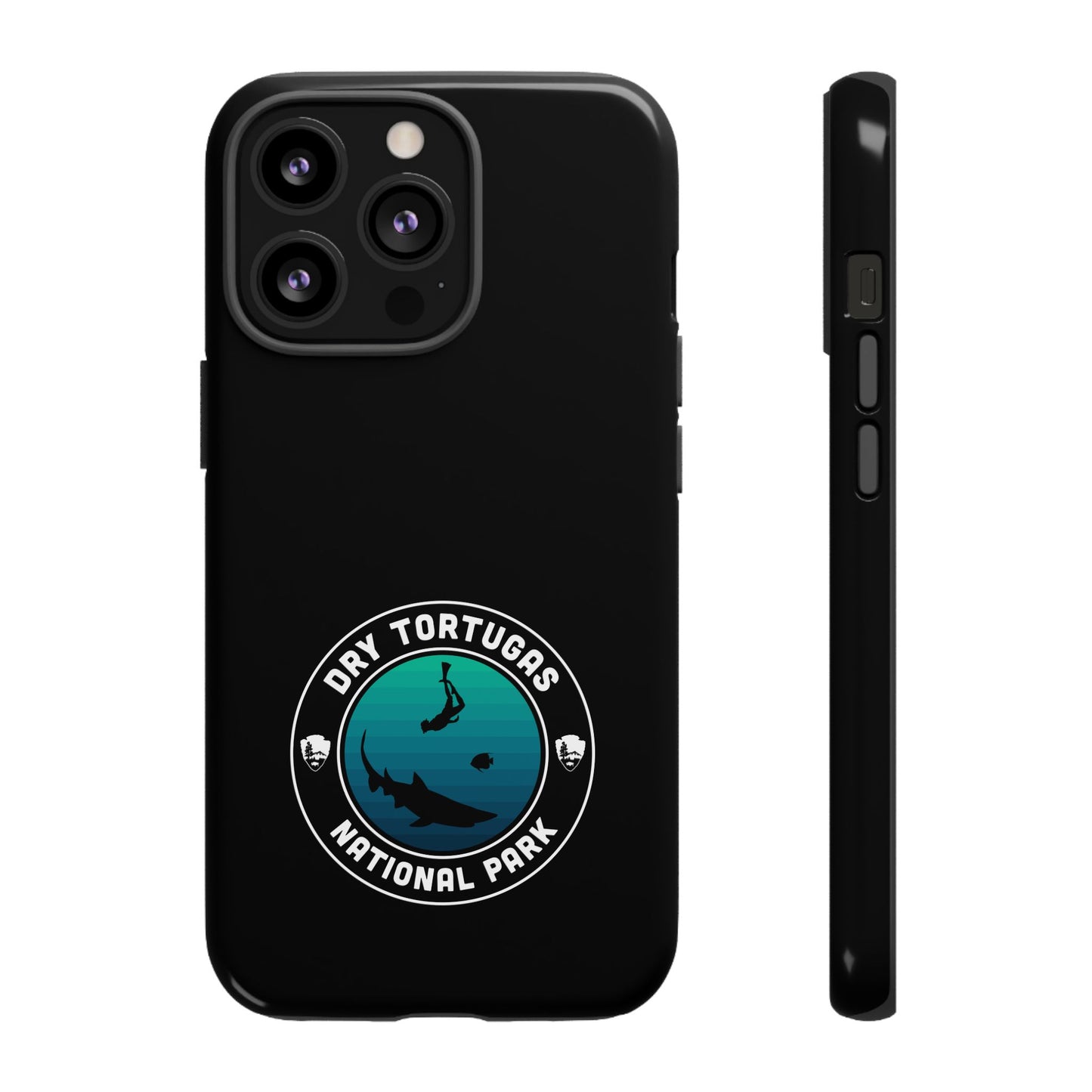 Dry Tortugas National Park Phone Case - Round Emblem Design