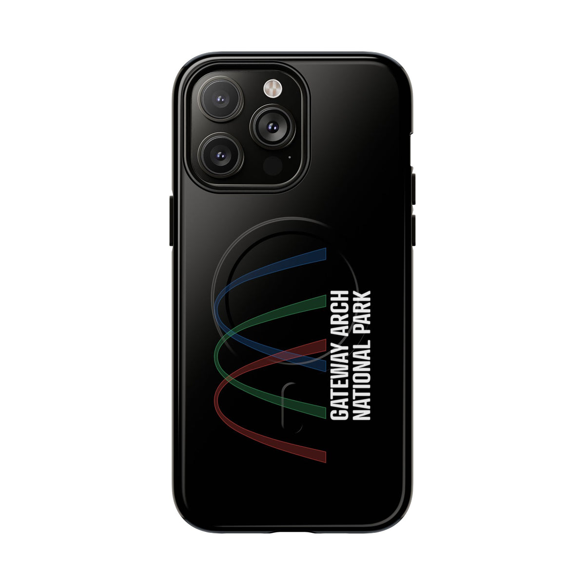 Gateway Arch National Park iPhone Case with MagSafe - Histogram Design