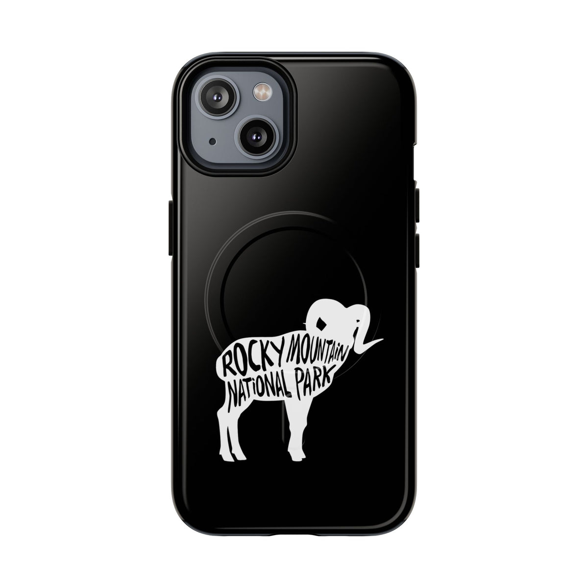 Rocky Mountain National Park iPhone Case with MagSafe - Bighorn Sheep Design