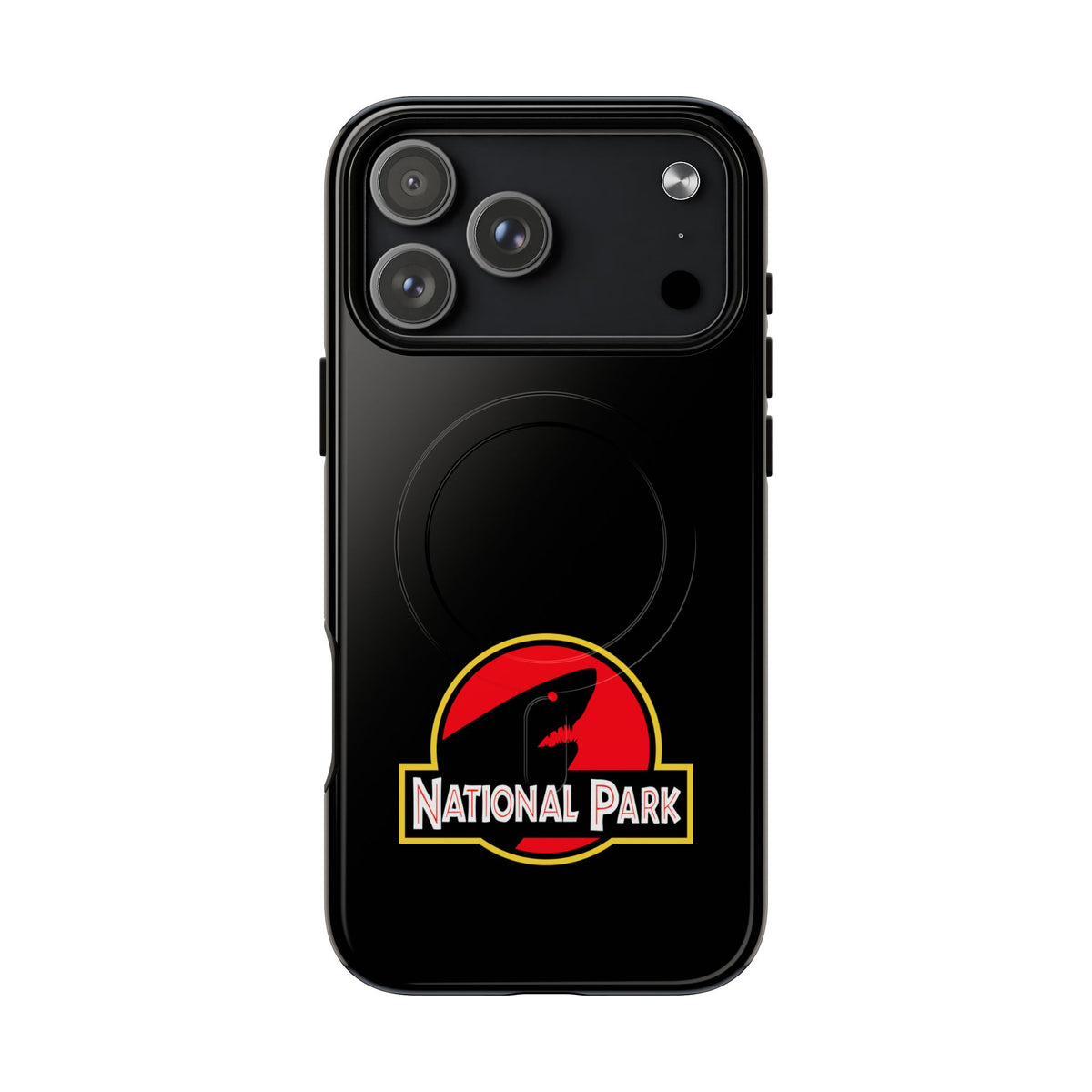 Shark National Park iPhone Case with MagSafe - Parody Logo