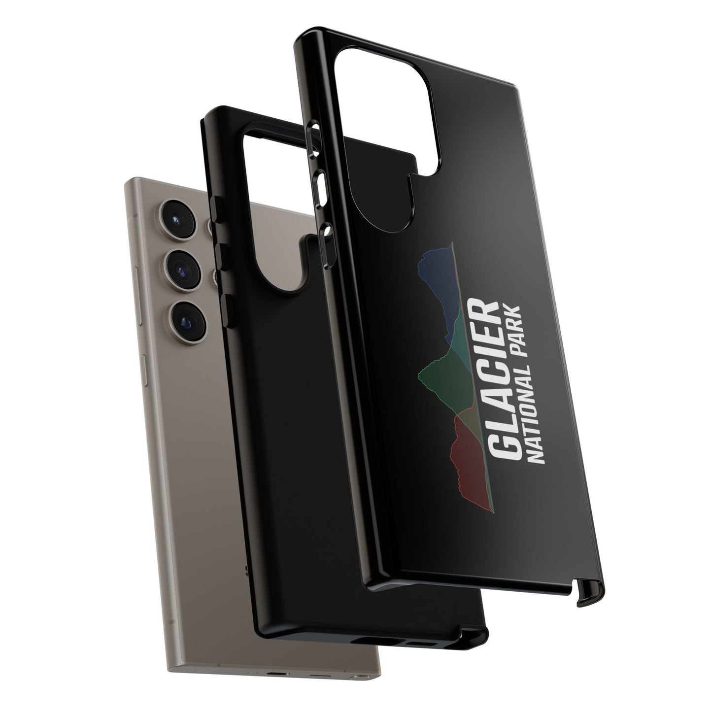 Glacier National Park Phone Case - Histogram Design