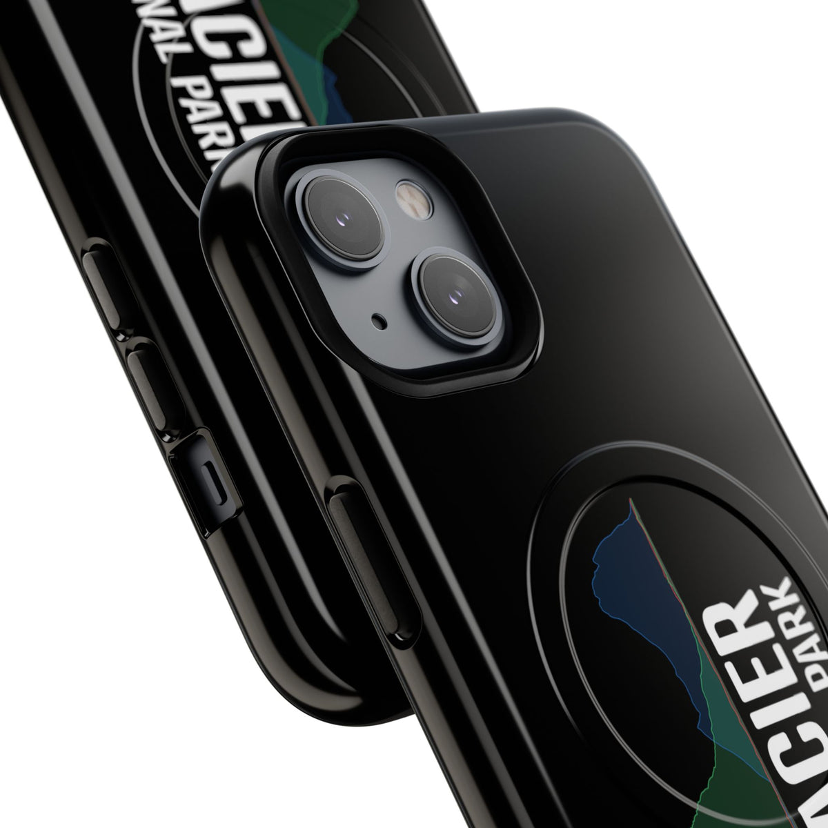 Glacier National Park iPhone Case with MagSafe - Histogram Design