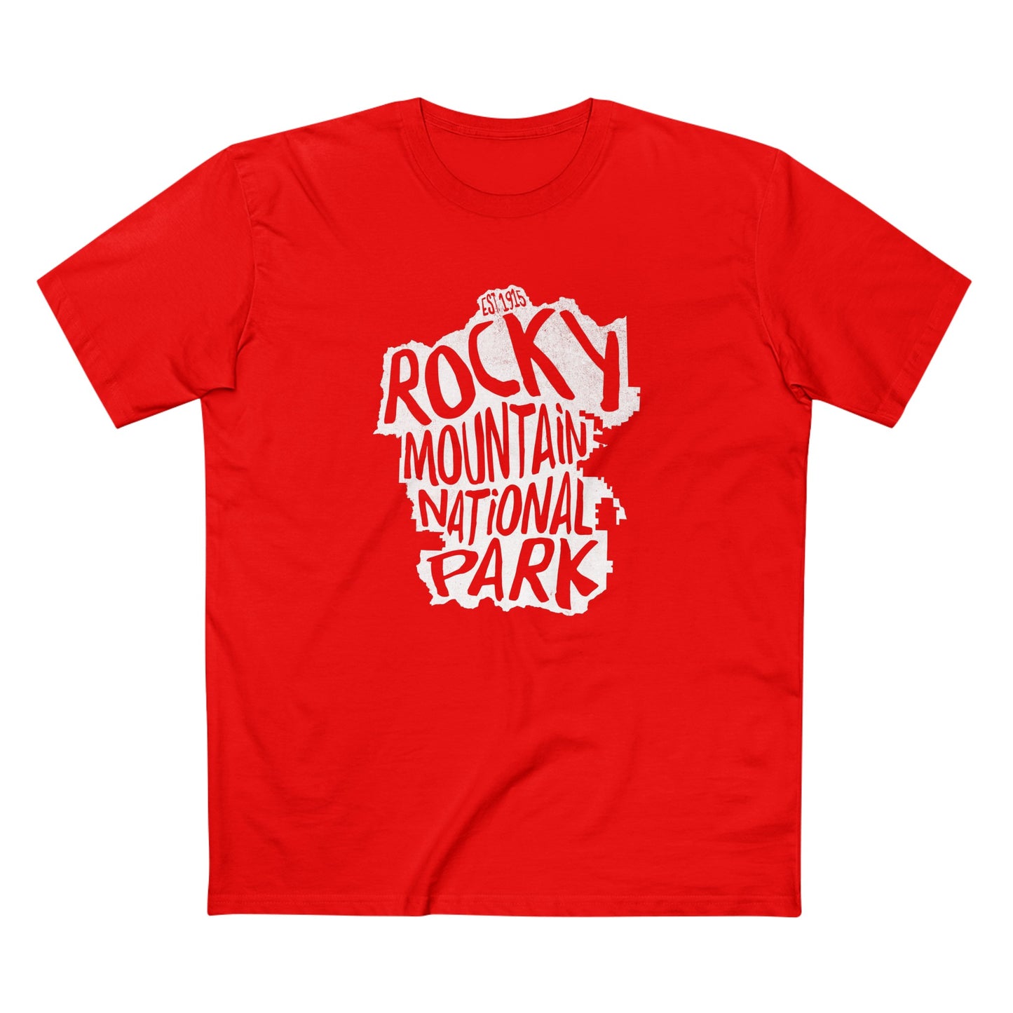 Rocky Mountain National Park T-Shirt - Map