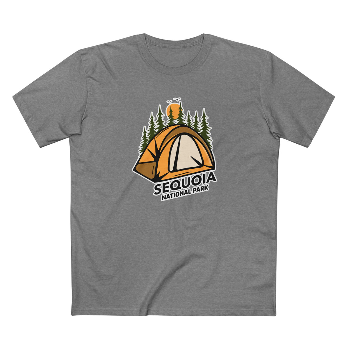 Sequoia National Park T-Shirt - Camping in Athletic Heather