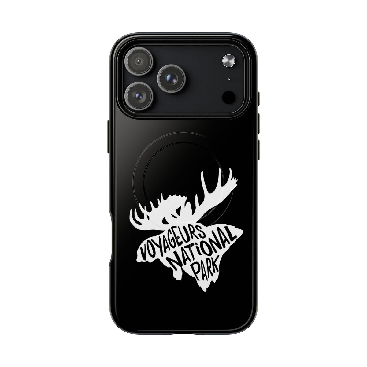 Voyageurs National Park iPhone Case with MagSafe - Moose Design