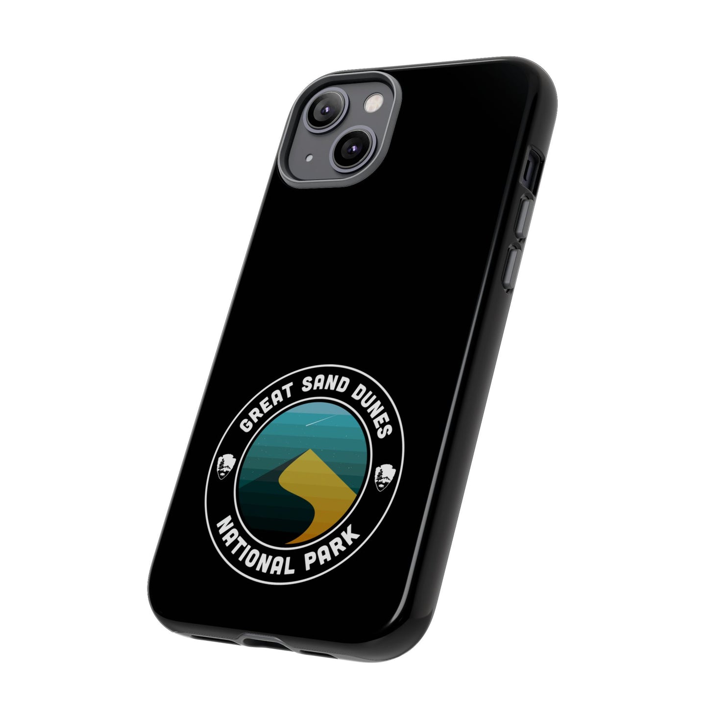 Great Sand Dunes National Park Phone Case - Round Emblem Design