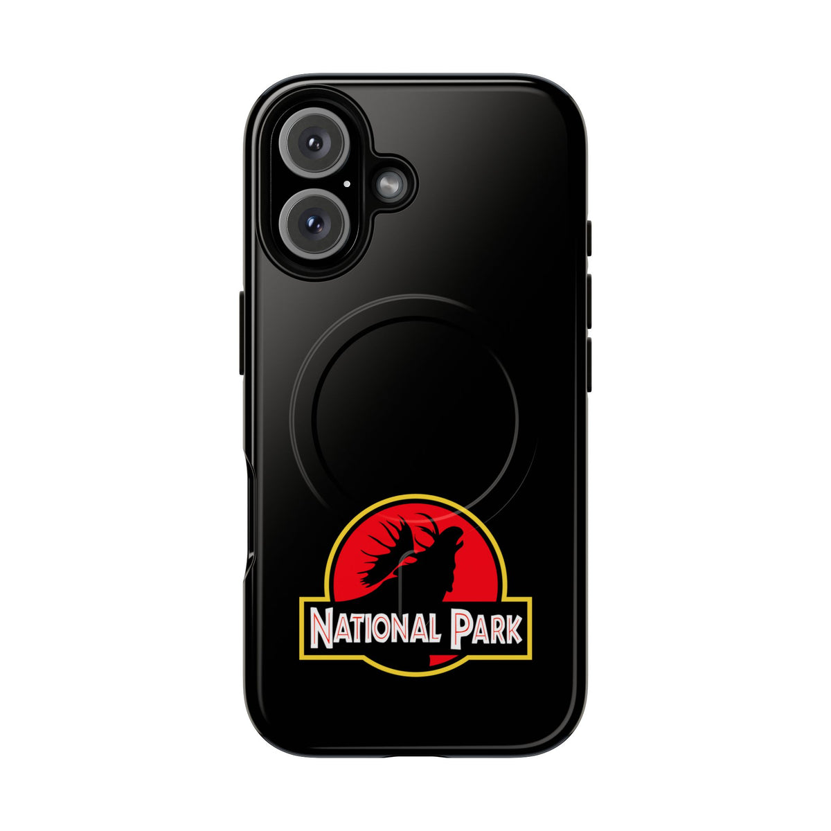 Moose National Park iPhone Case with MagSafe - Parody Logo