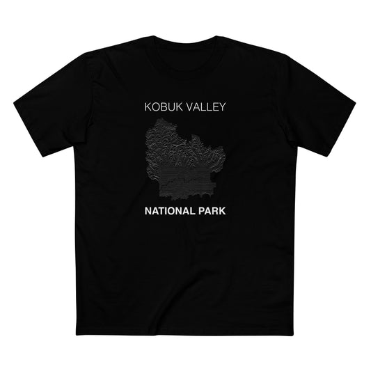 Kobuk Valley National Park T-Shirt Lines in Black