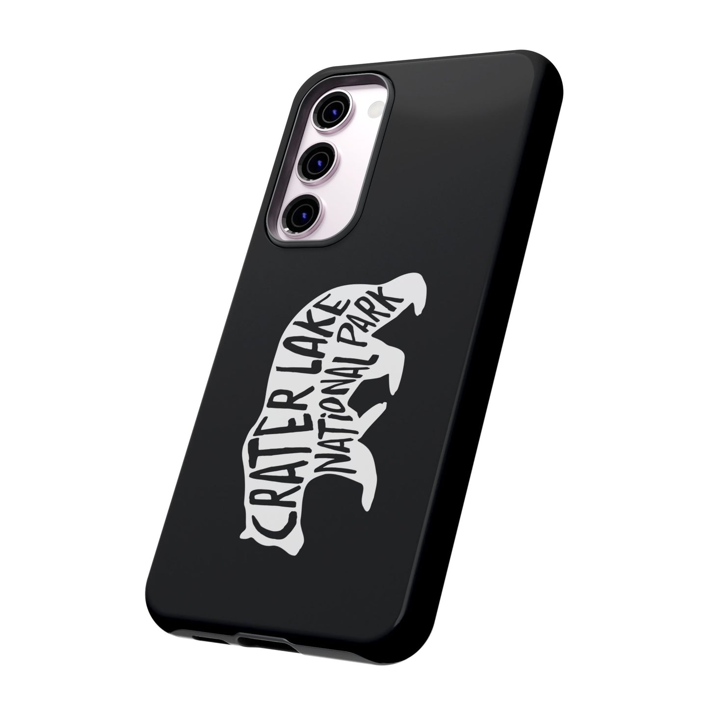 Crater Lake National Park Phone Case - Black Bear Design