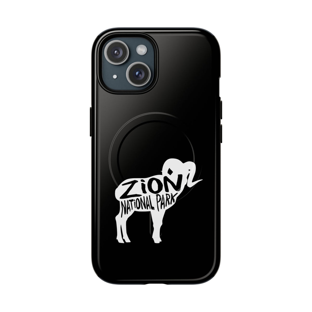 Zion National Park iPhone Case with MagSafe - Bighorn Sheep Design