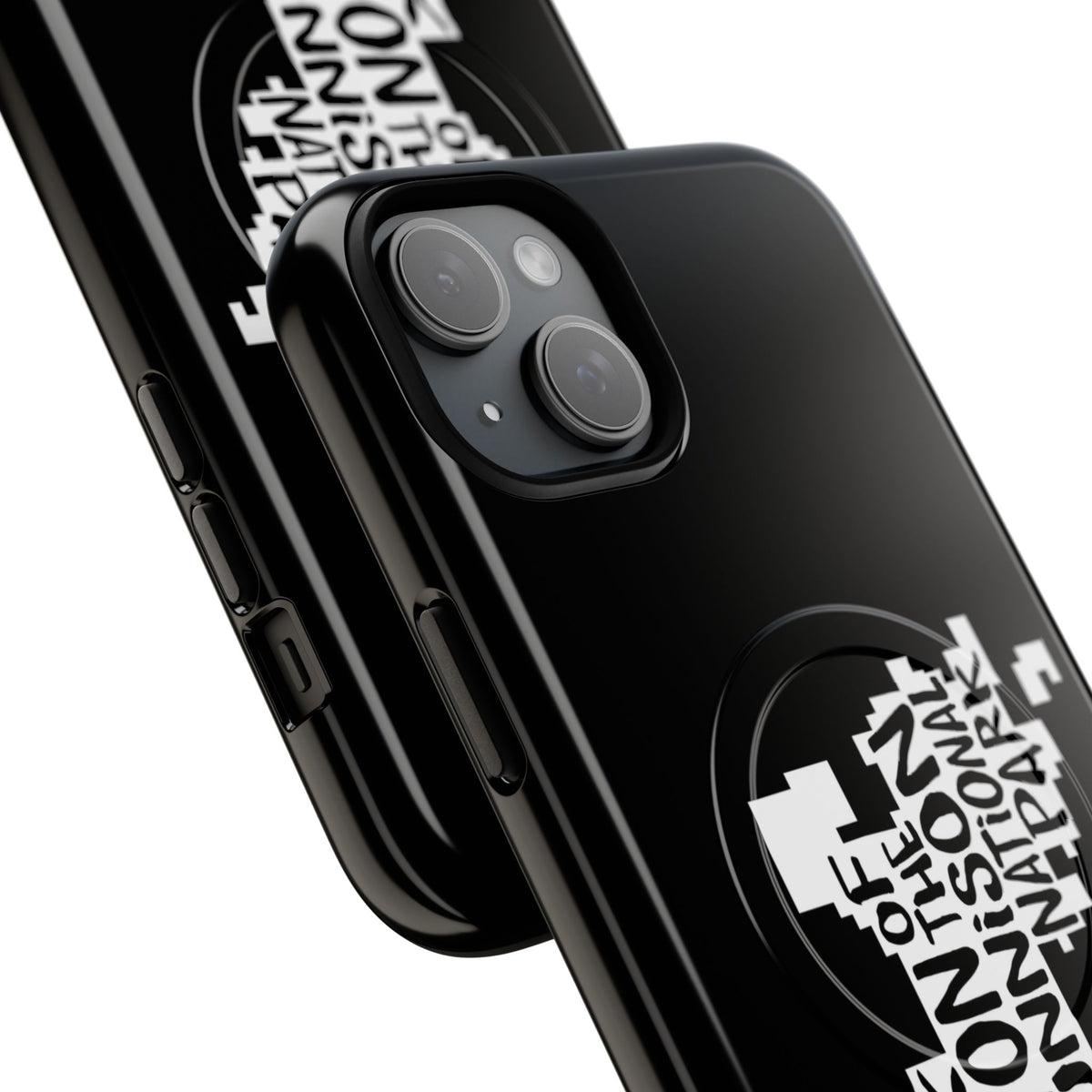 Black Canyon of the Gunnison National Park iPhone Case with MagSafe - Map Design
